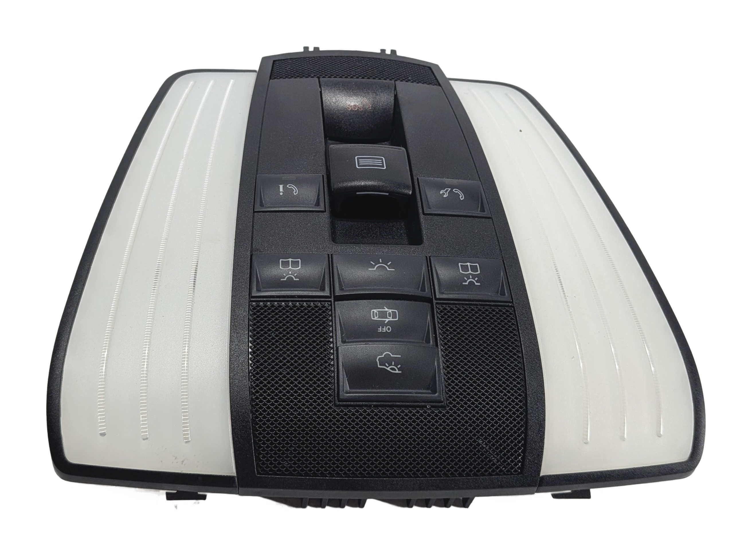 10-13 MERCEDES E350 E400 E550 (W212) FRONT ROOF DOME COURTESY MAP LIGHT (Black) — exact item pictured