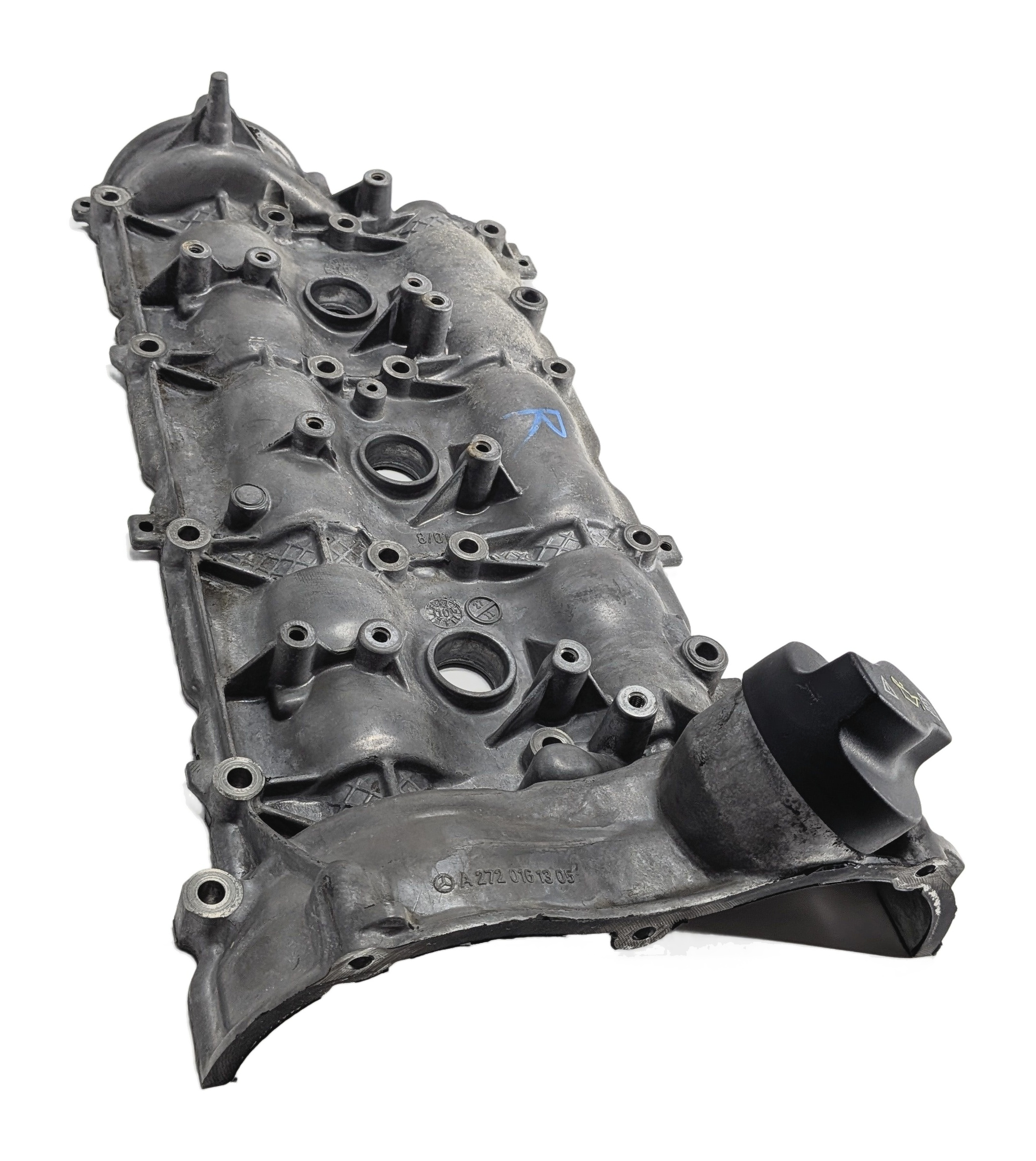 2011 MERCEDES E350 (W212) 3.5L M272 ENGINE RIGHT VALVE COVER — exact item pictured