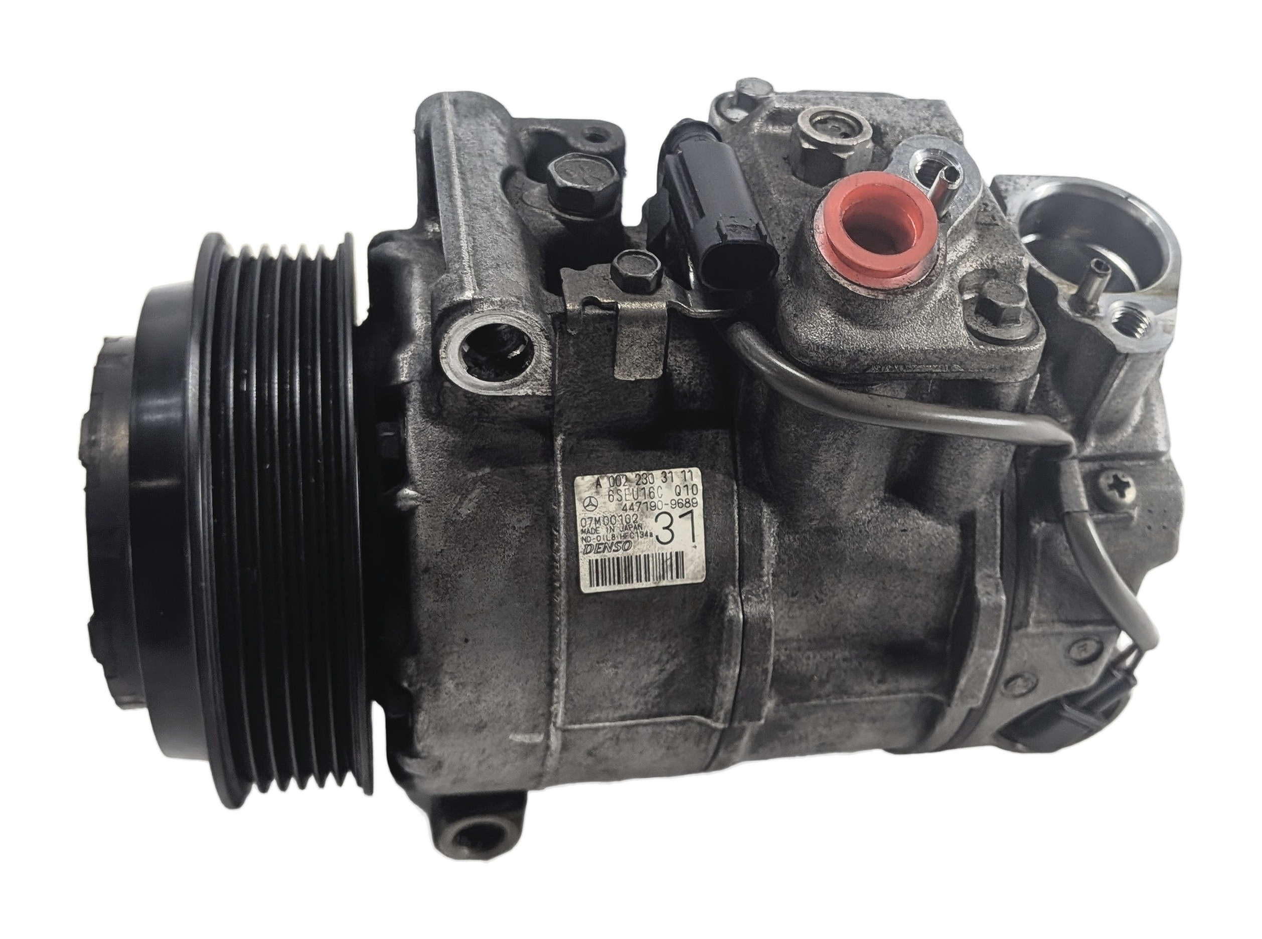 08-12 MERCEDES C300 C350 E350 GLK350 (W204 W212 X204) A/C AIR COMPRESSOR PUMP — exact item pictured