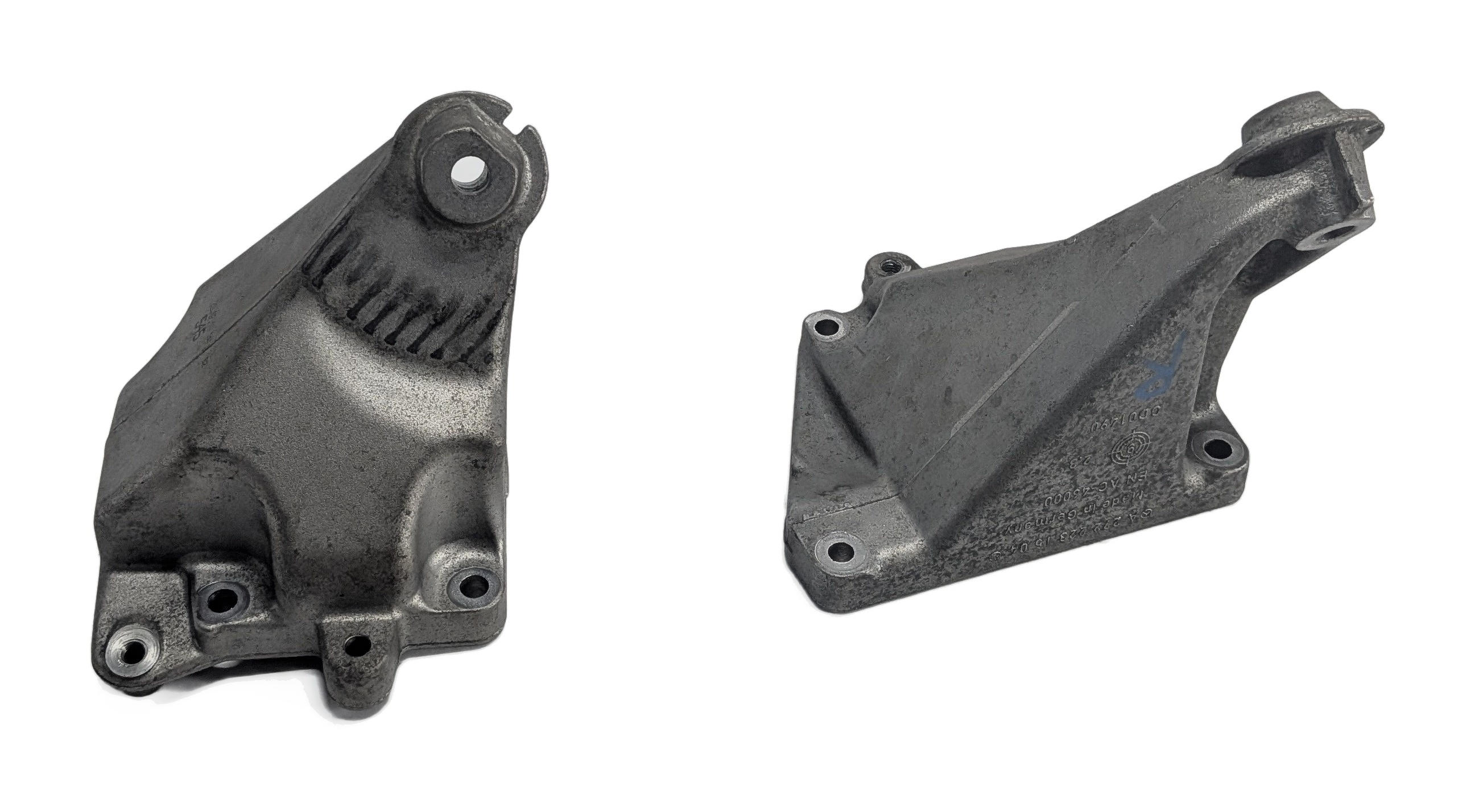 2011 MERCEDES E350 W212 3.5L M272 ENGINE LEFT & RIGHT MOTOR MOUNT BRACKET SET/2 — exact item pictured