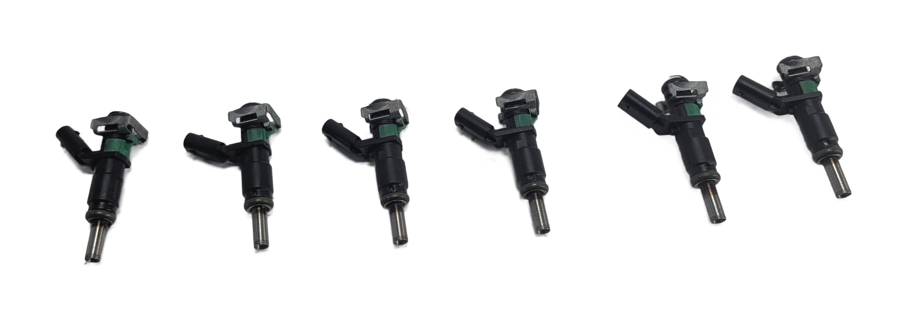 10-13 MERCEDES C300 C350 E350 GLK S400 (W204 W211 W221 X204) FUEL INJECTOR SET 6 — exact item pictured