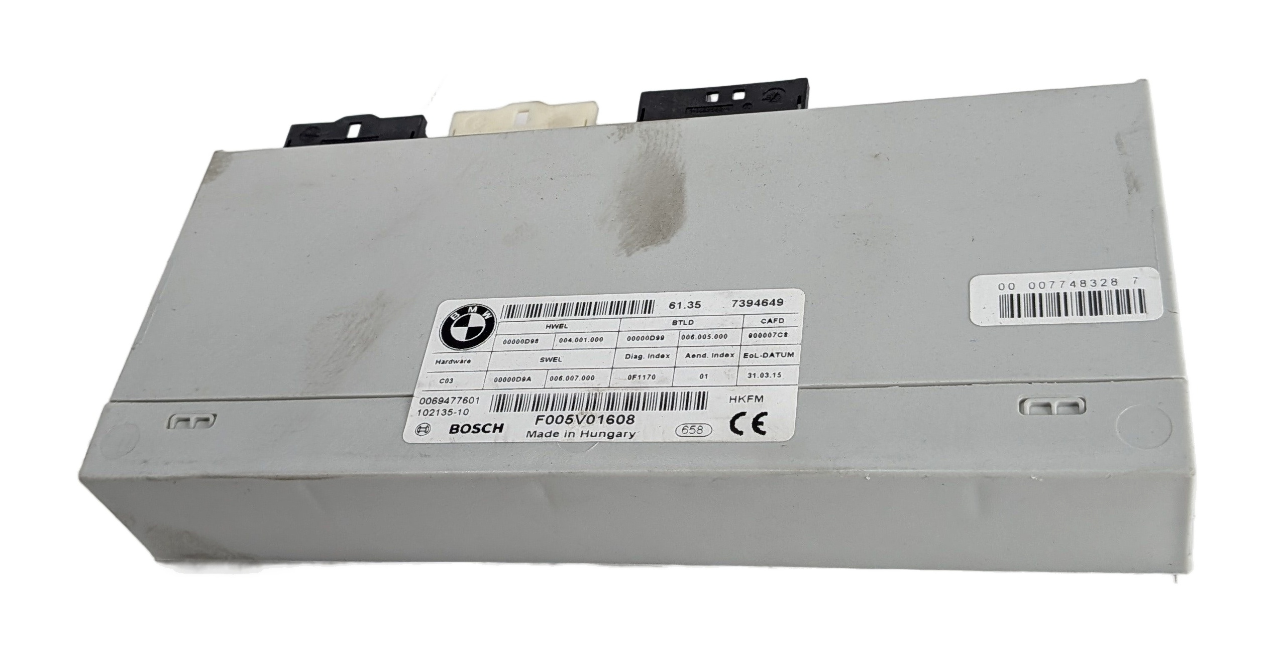 09-17 BMW X3 X4 M5 M6 5/6/7 SERIES (F01 F10 F25 F26) TRUNK LIFT LIFTGATE MODULE — exact item pictured