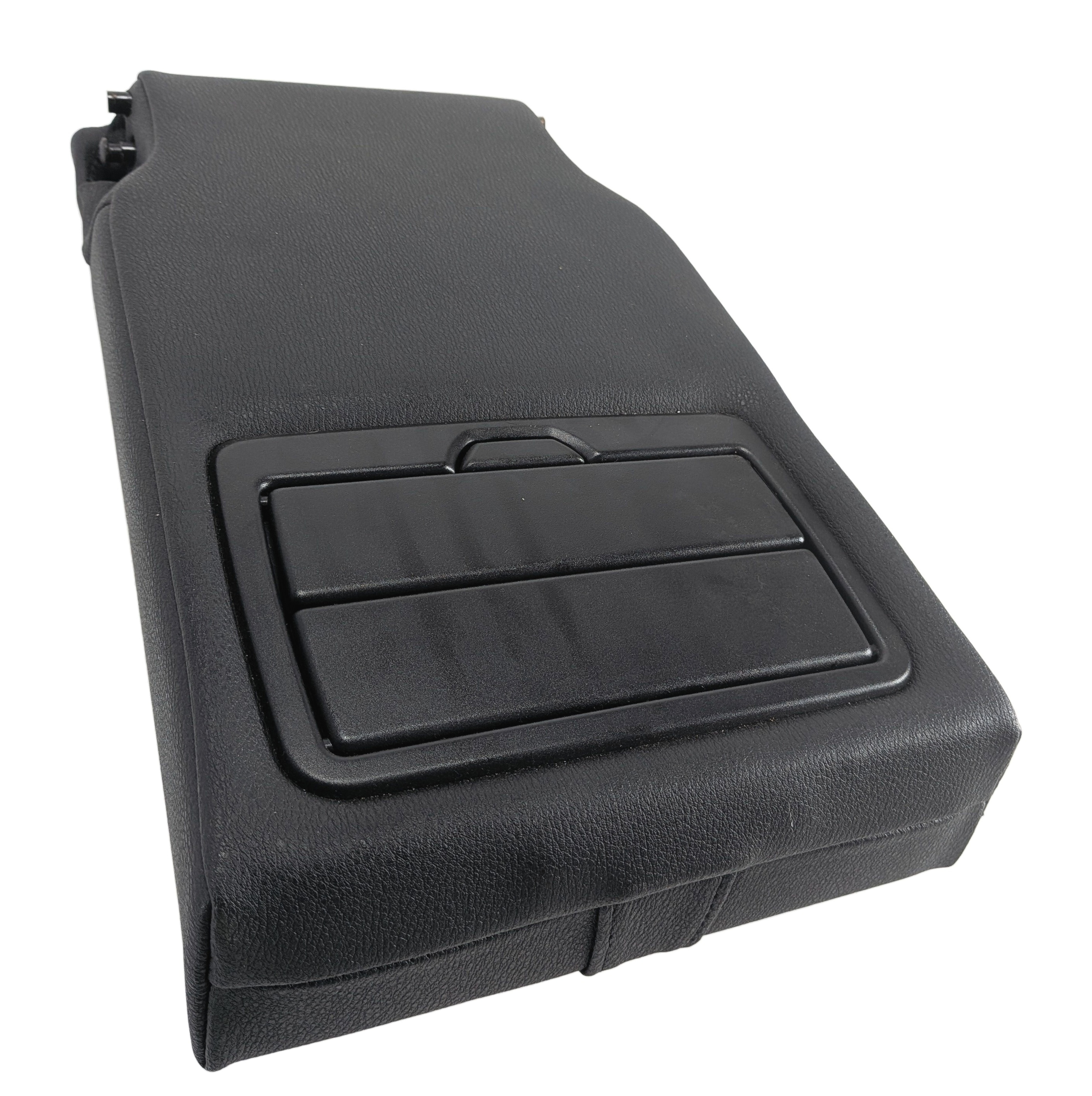 11-17 BMW X3 X4 (F25 F26) REAR SEAT CENTER CONSOLE ARMREST CUPHOLDER (Black) — exact item pictured