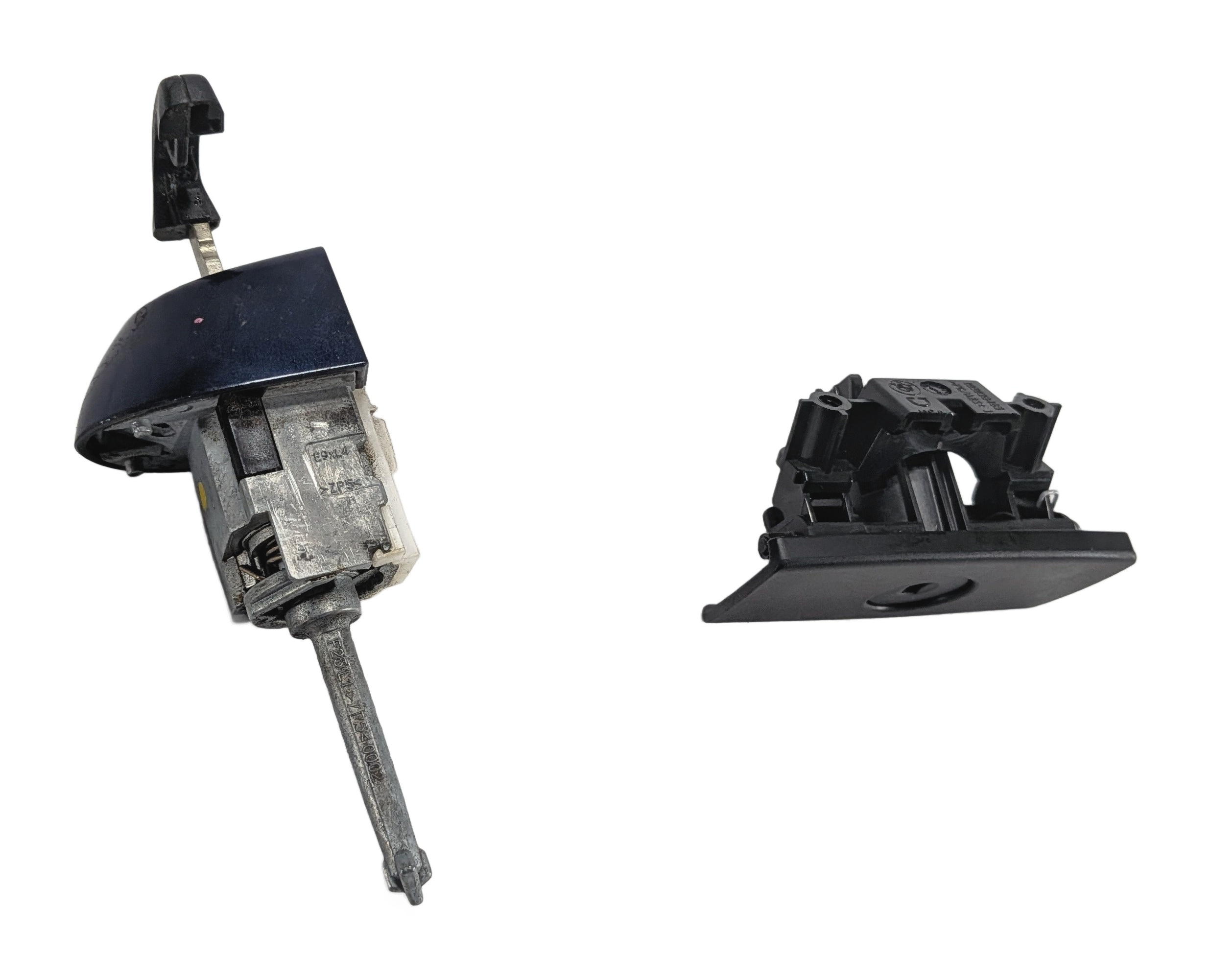 2016 BMW X3 (F25) LEFT DOOR LOCK CYLINDER w/KEY & GLOVE BOX LOCK SET/2 (Black) — exact item pictured