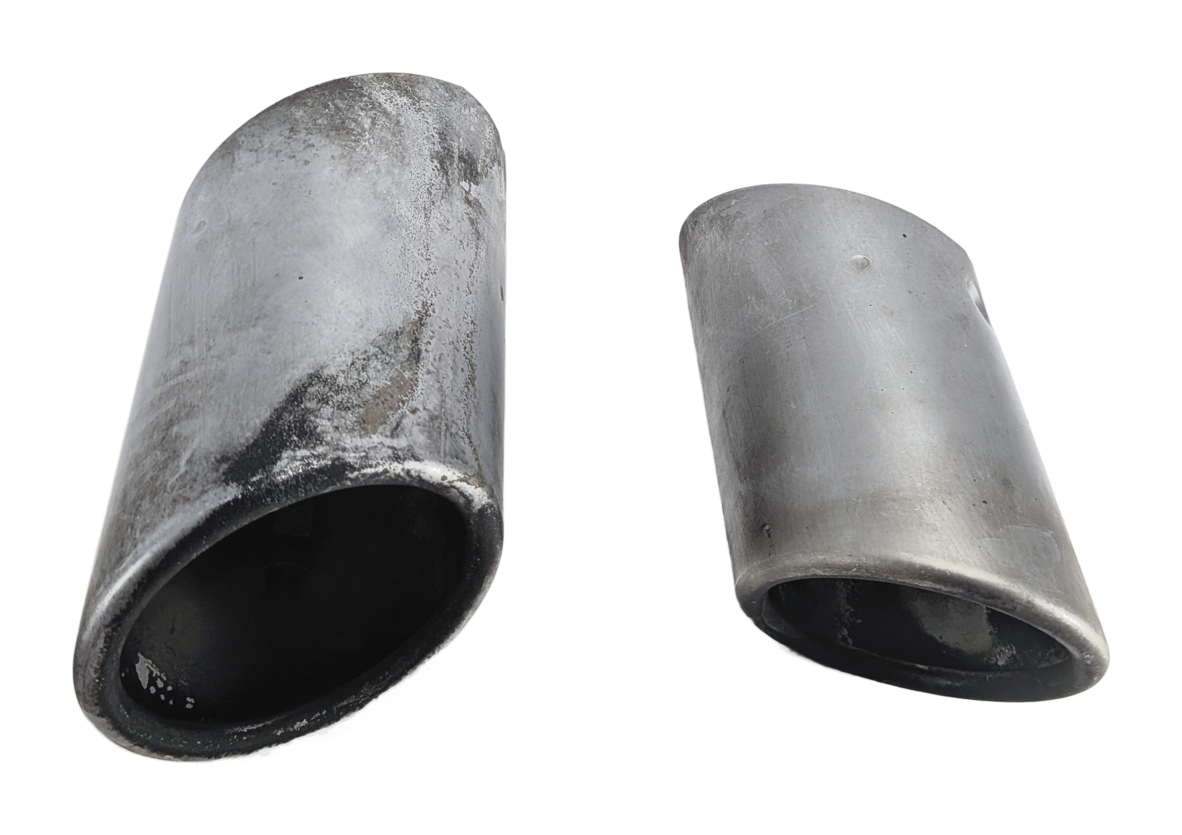 13-18 BMW X3 X4 (F25 F26) 2.0L REAR LEFT & RIGHT MUFFLER EXHAUST TIP SET-2 — exact item pictured