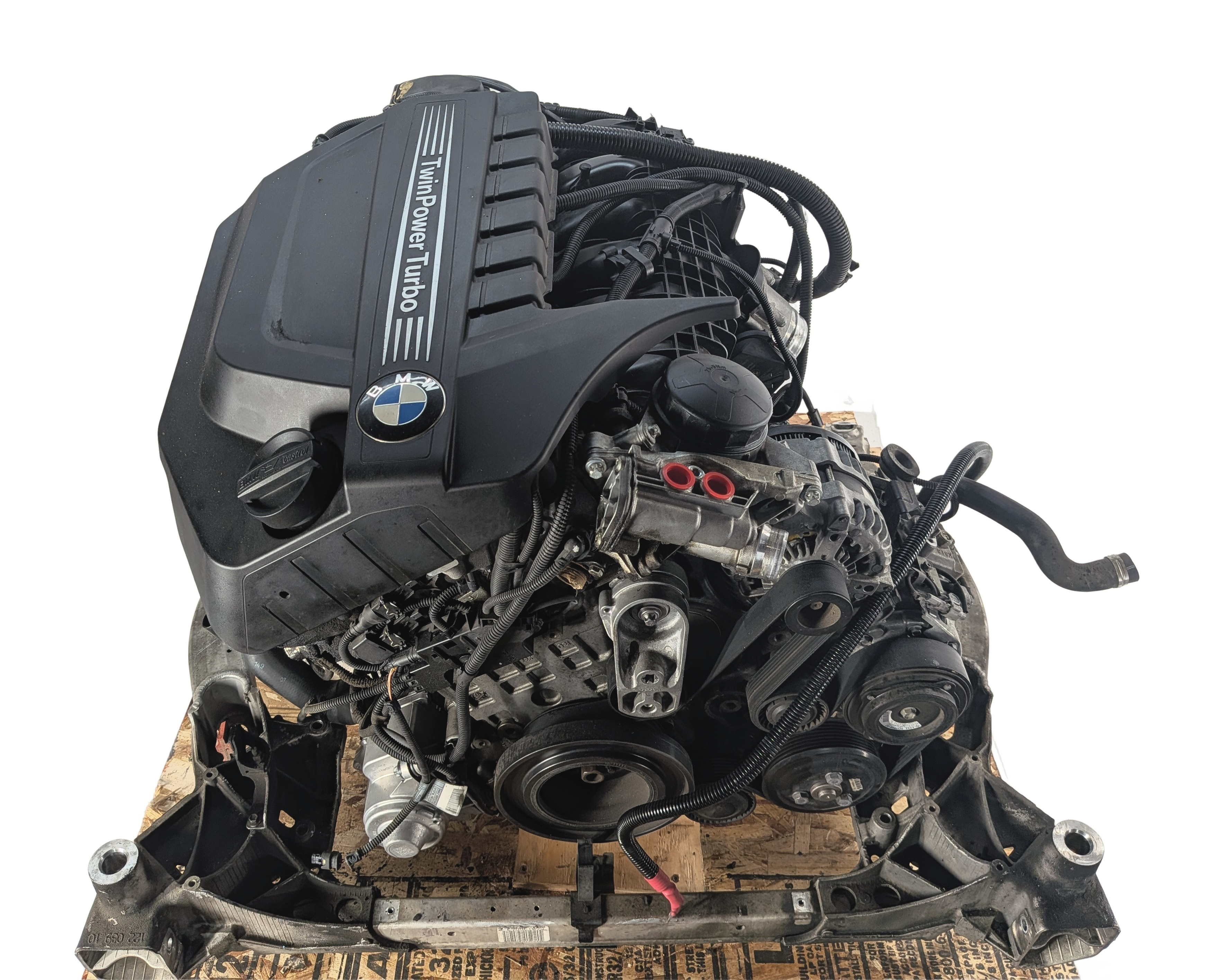 2010-2011 BMW 535iGT (F07) 3.0L TURBO N55 RWD ENGINE ASSEMBLY MOTOR TESTED 127k — exact item pictured