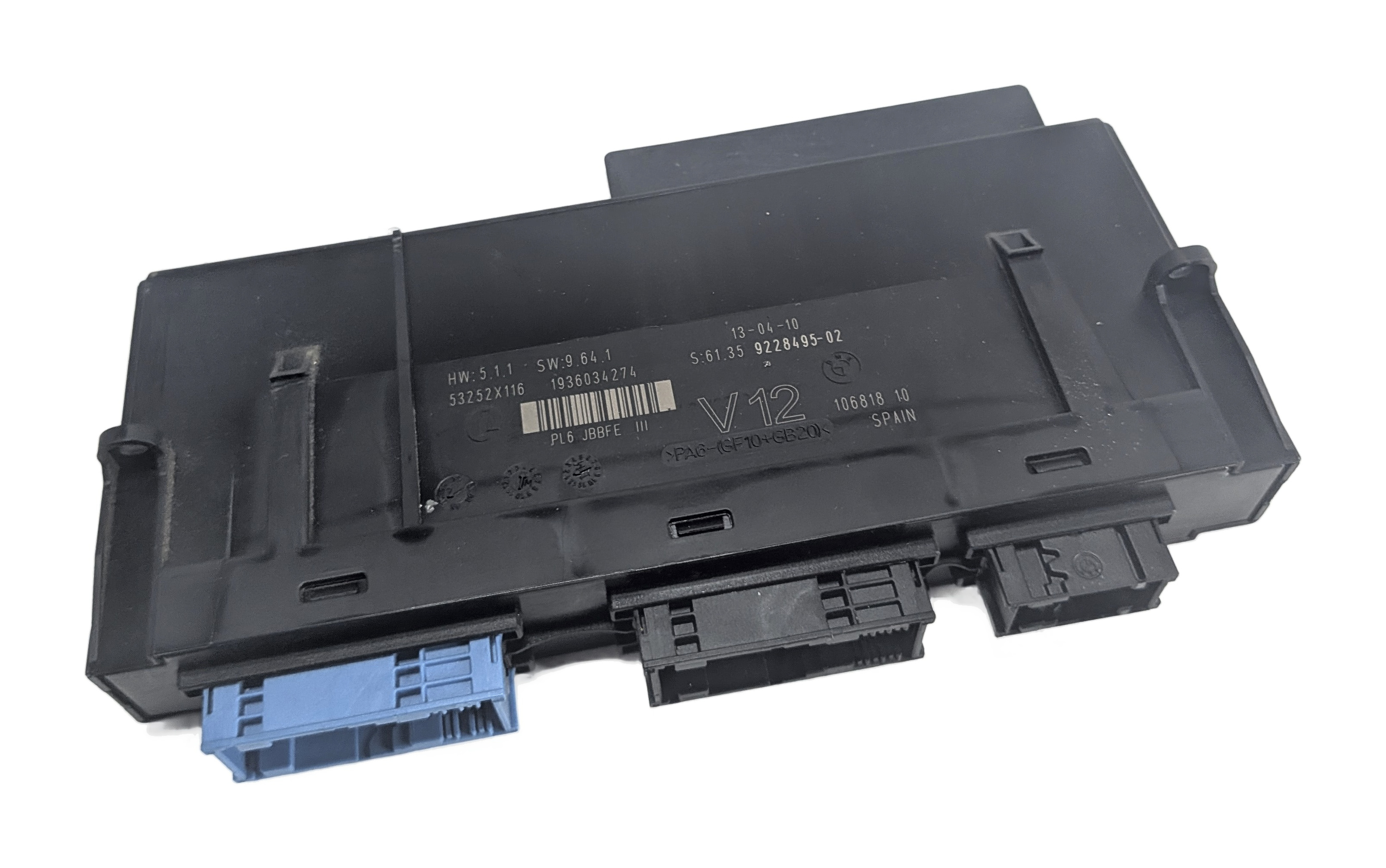 2010-2011 BMW 528i 535i 550i 535iGT 550iGT (F07 F10) MAIN BODY CONTROL MODULE — exact item pictured