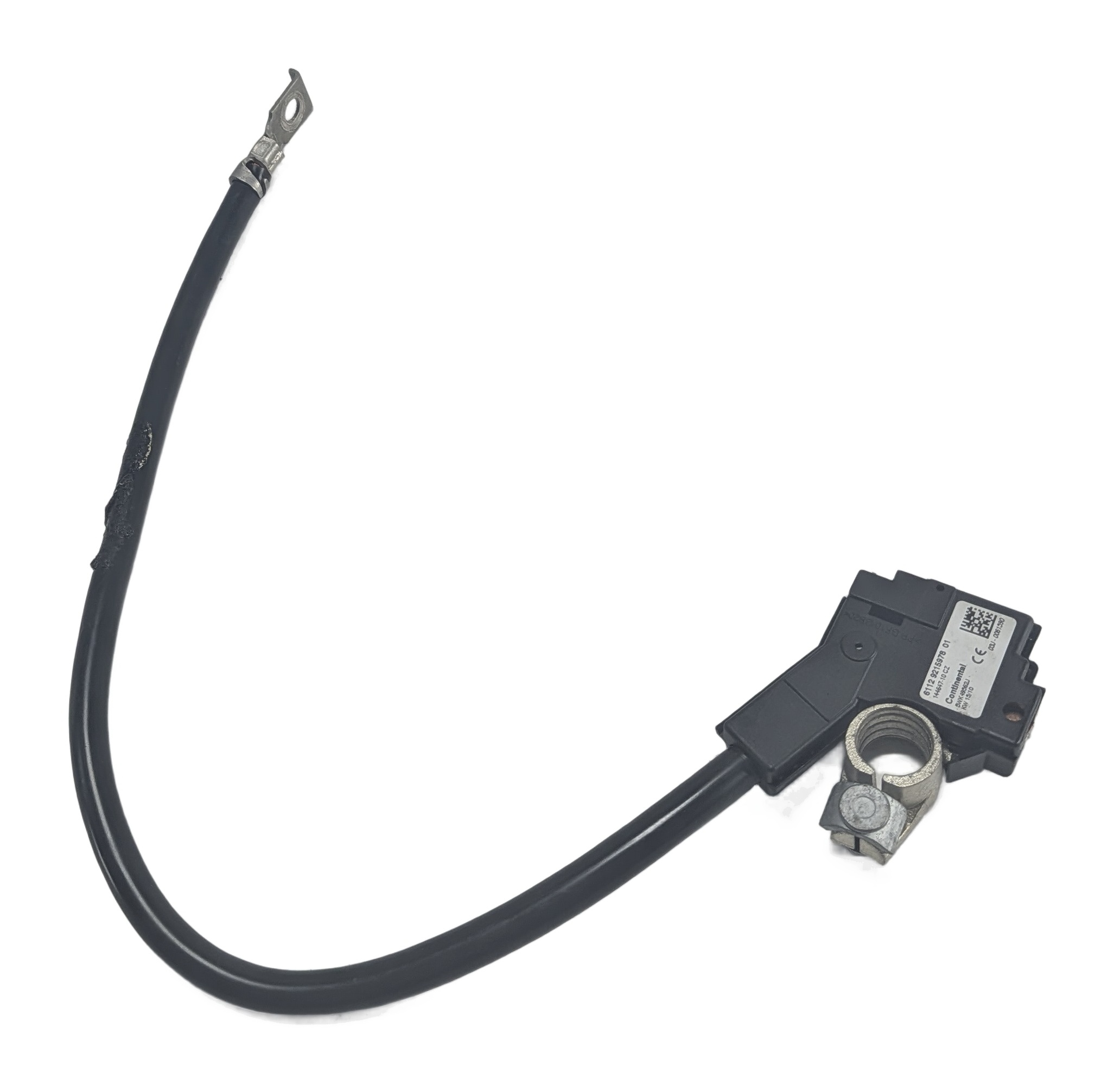2010 BMW 535IGT (F07) 3.0L NEGATIVE GROUND BATTERY CABLE w/ TERMINAL IBS SENSOR — exact item pictured