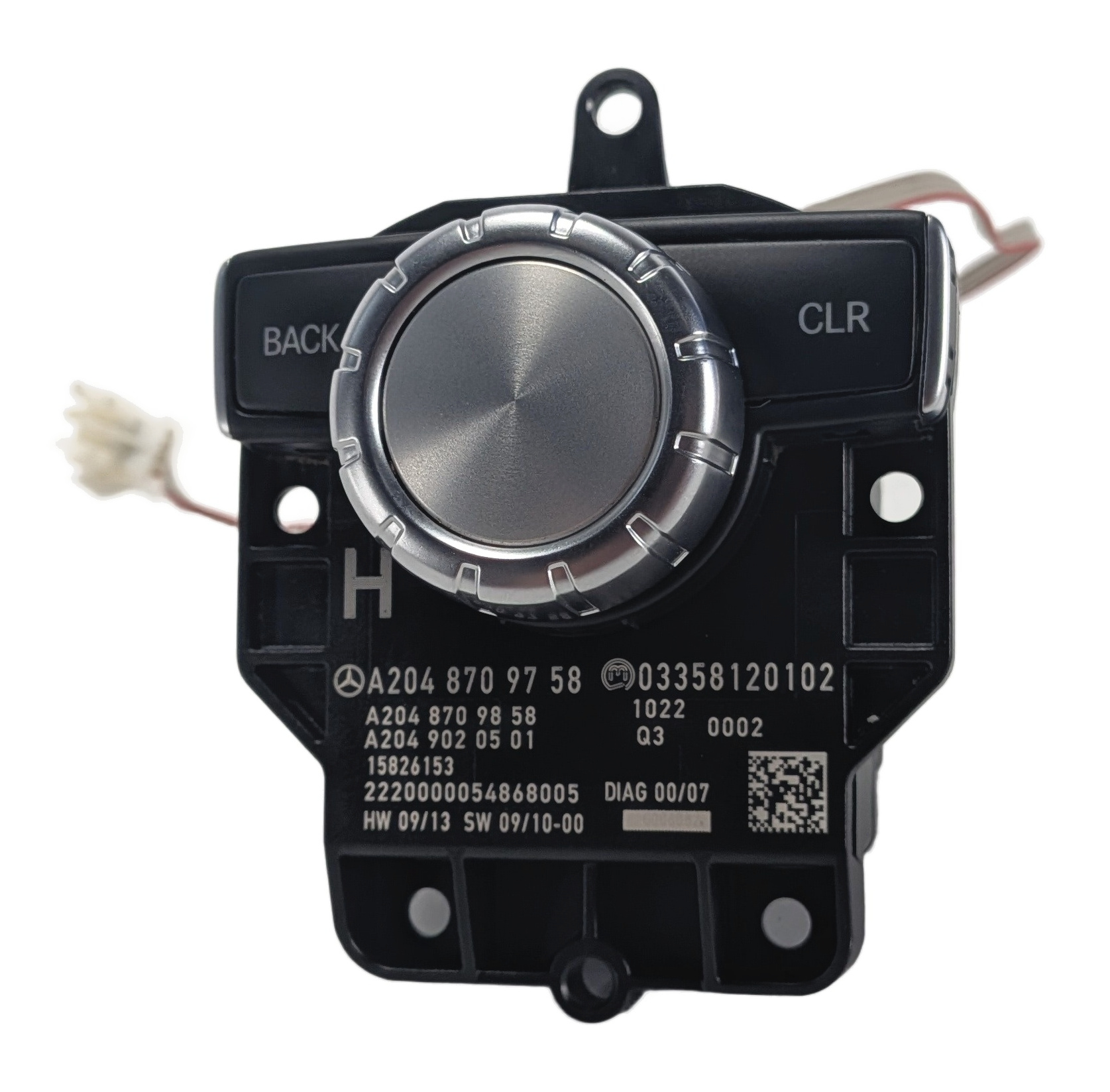 2012-2015 MERCEDES C E GLK (W204 W212 X204) iDRIVE MULTIMEDIA SWITCH KNOB BUTTON — exact item pictured