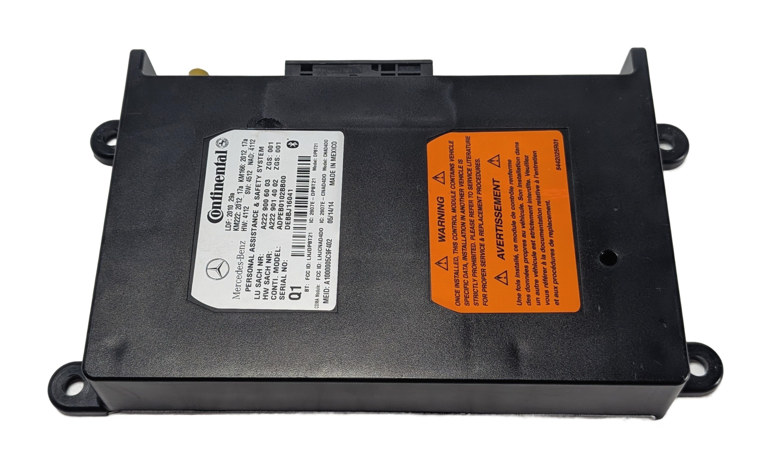 2014-2020 MERCEDES B C E G GL GLA GLK GLC ML CLS SLK TELEMATICS CONTROL MODULE — exact item pictured