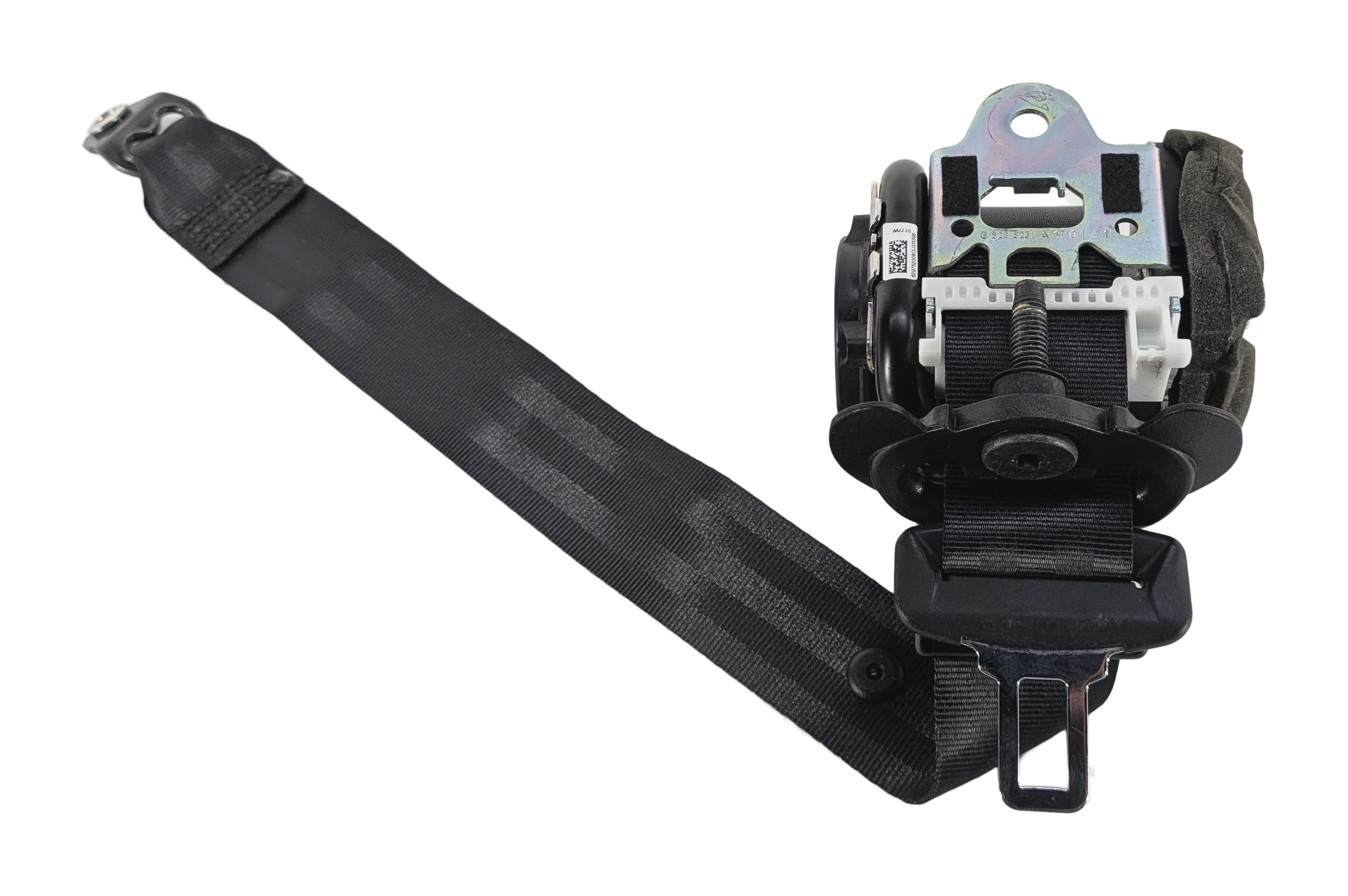 2017 ROVER DISCOVERY L462 REAR LEFT 2ND ROW SEATBELT RETRACTOR (Black) — exact item pictured