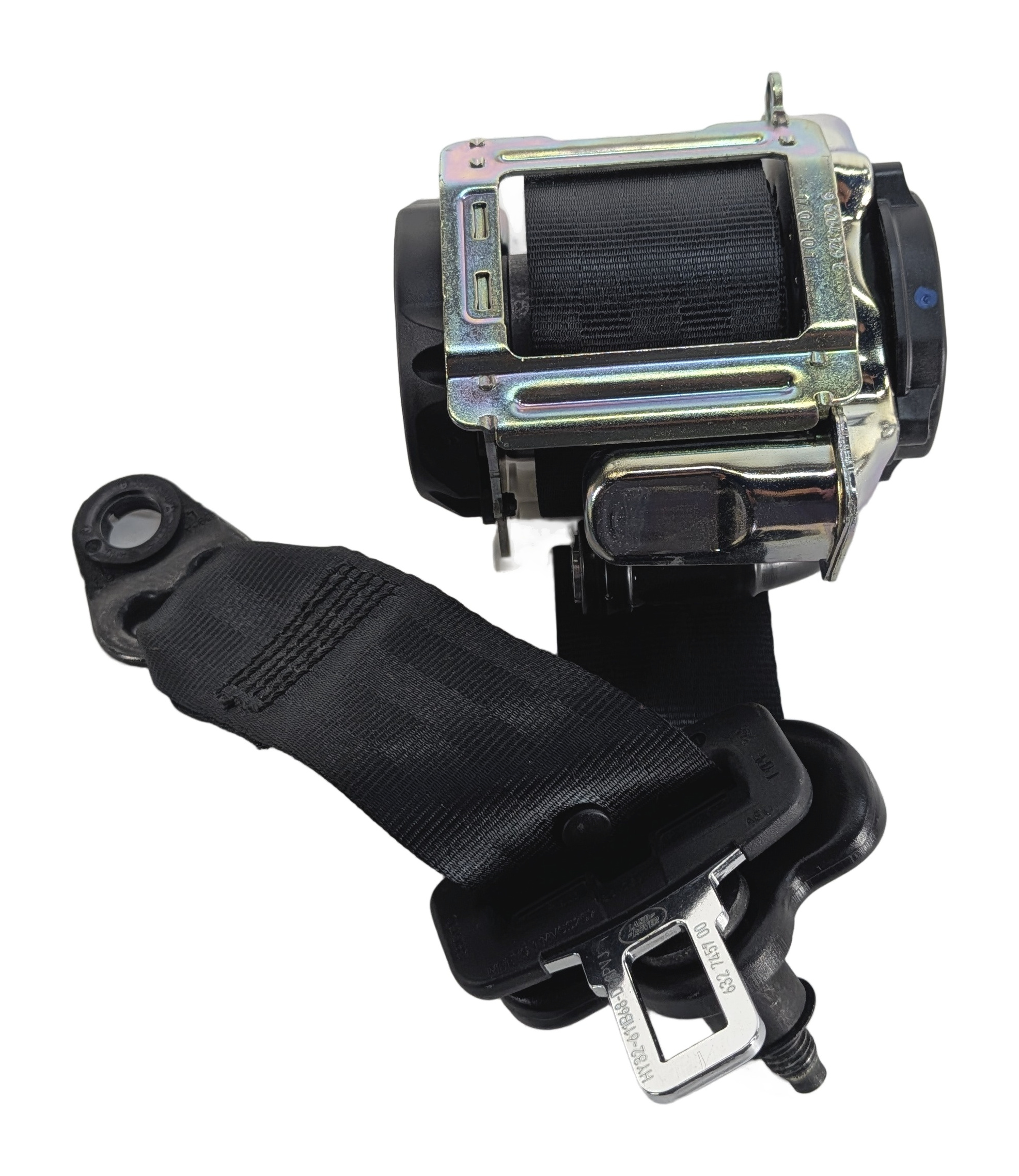 2017 ROVER DISCOVERY L462 REAR RIGHT 3RD ROW SEATBELT RETRACTOR (Black) — exact item pictured