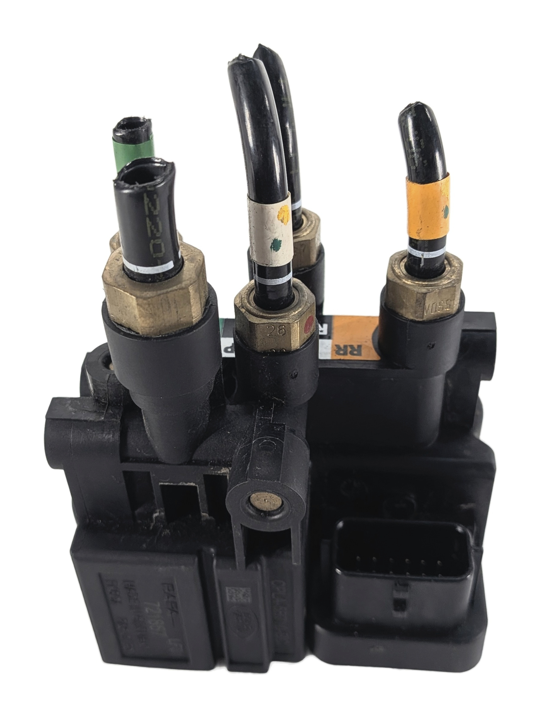 2017 LAND ROVER DISCOVERY L462 REAR AIR SUSPENSION VALVE BLOCK SOLENOID MANIFOLD — exact item pictured