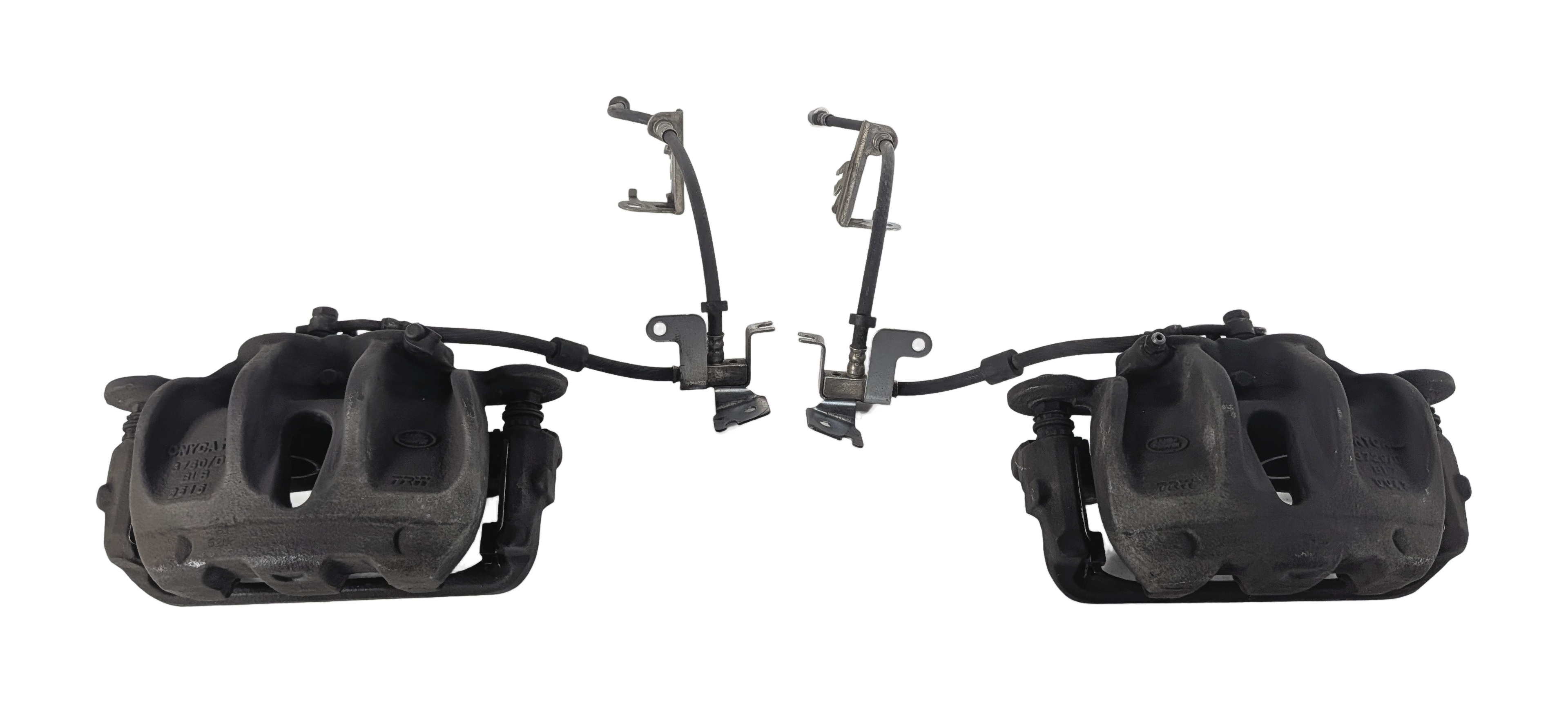 2010-2017 LR4 DISCOVERY RANGE ROVER SPORT FRONT LEFT & RIGHT BRAKE CALIPER SET — exact item pictured