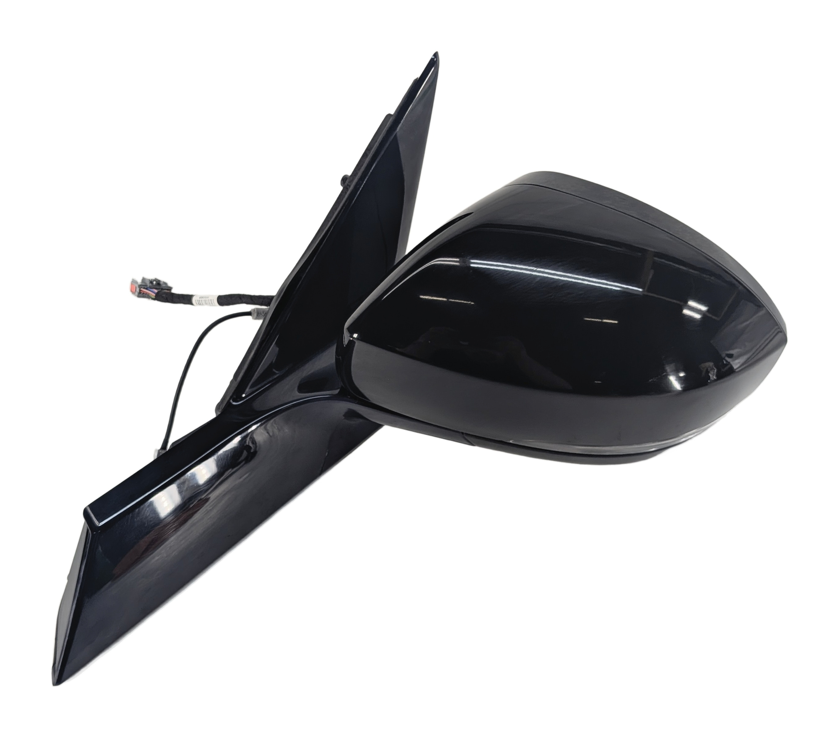 17-18 ROVER DISCOVERY L462 LEFT PFOLD HEAT BLIND SPOT CAMERA DOOR MIRROR (Black) — exact item pictured
