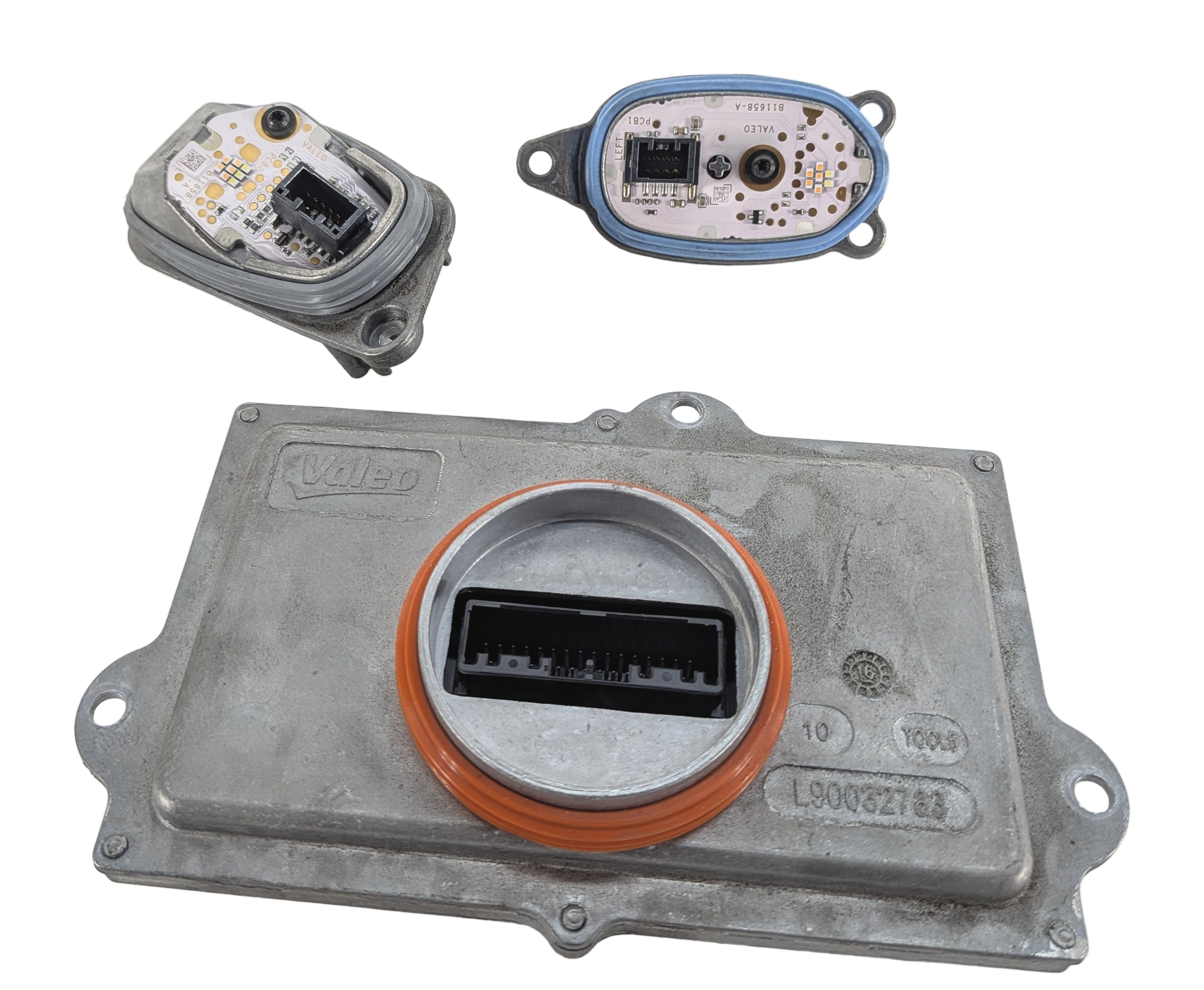 2017 LAND ROVER DISCOVERY L462 LED HEADLIGHT CONTROL MODULE SOURCE SET/3 — exact item pictured