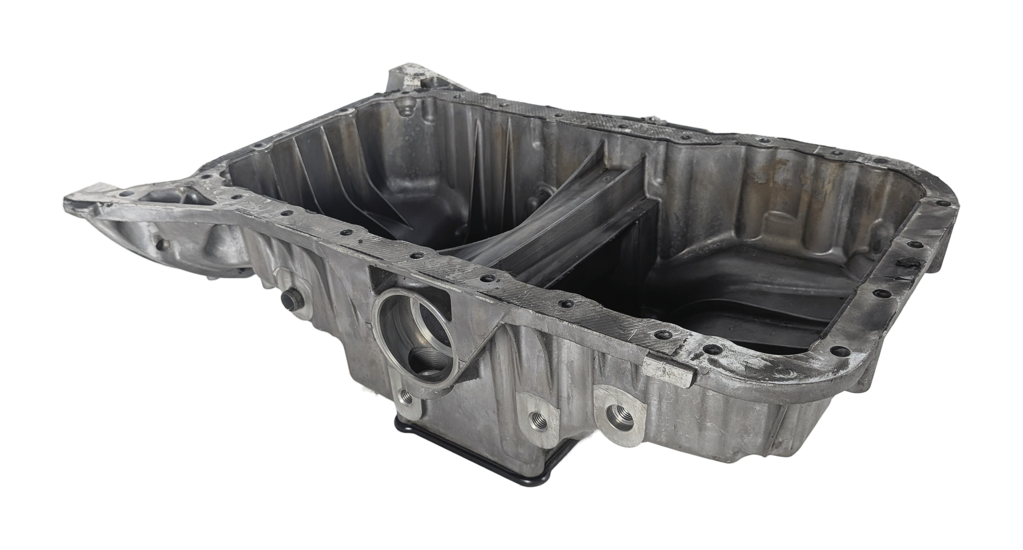 08-12 MERCEDES C300 C350 E350 GLK350 3.5L M272 ENGINE UPPER LOWER OIL PAN — exact item pictured