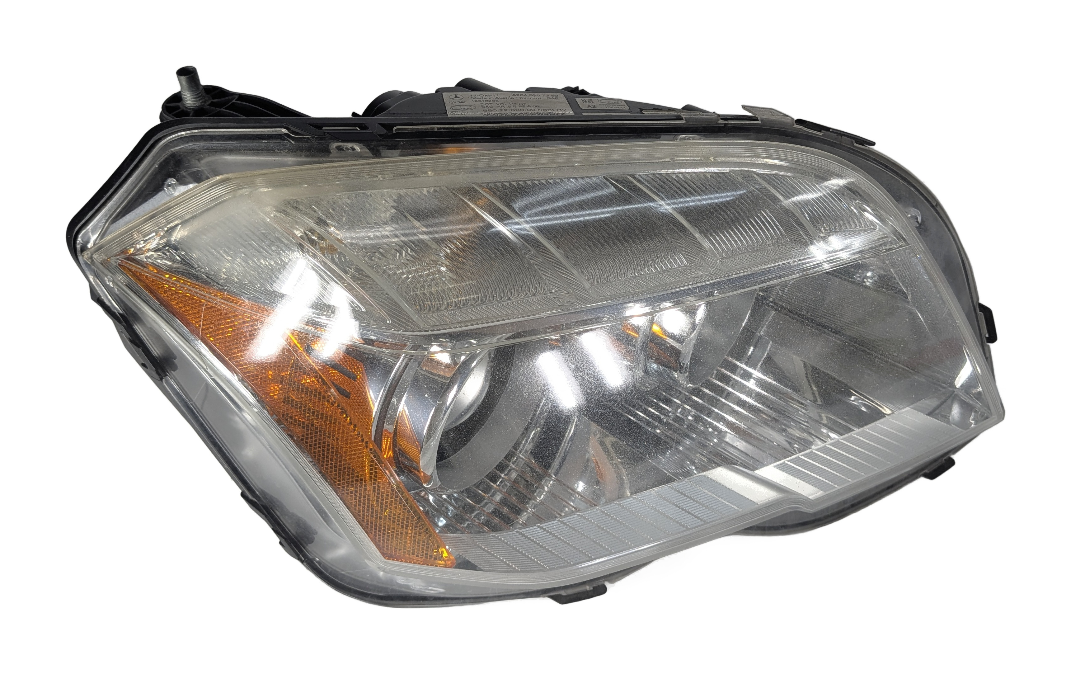 10-12 MERCEDES GLK350 (X204) RIGHT FRONT PASSENGER HALOGEN HEADLIGHT LIGHT LAMP — exact item pictured