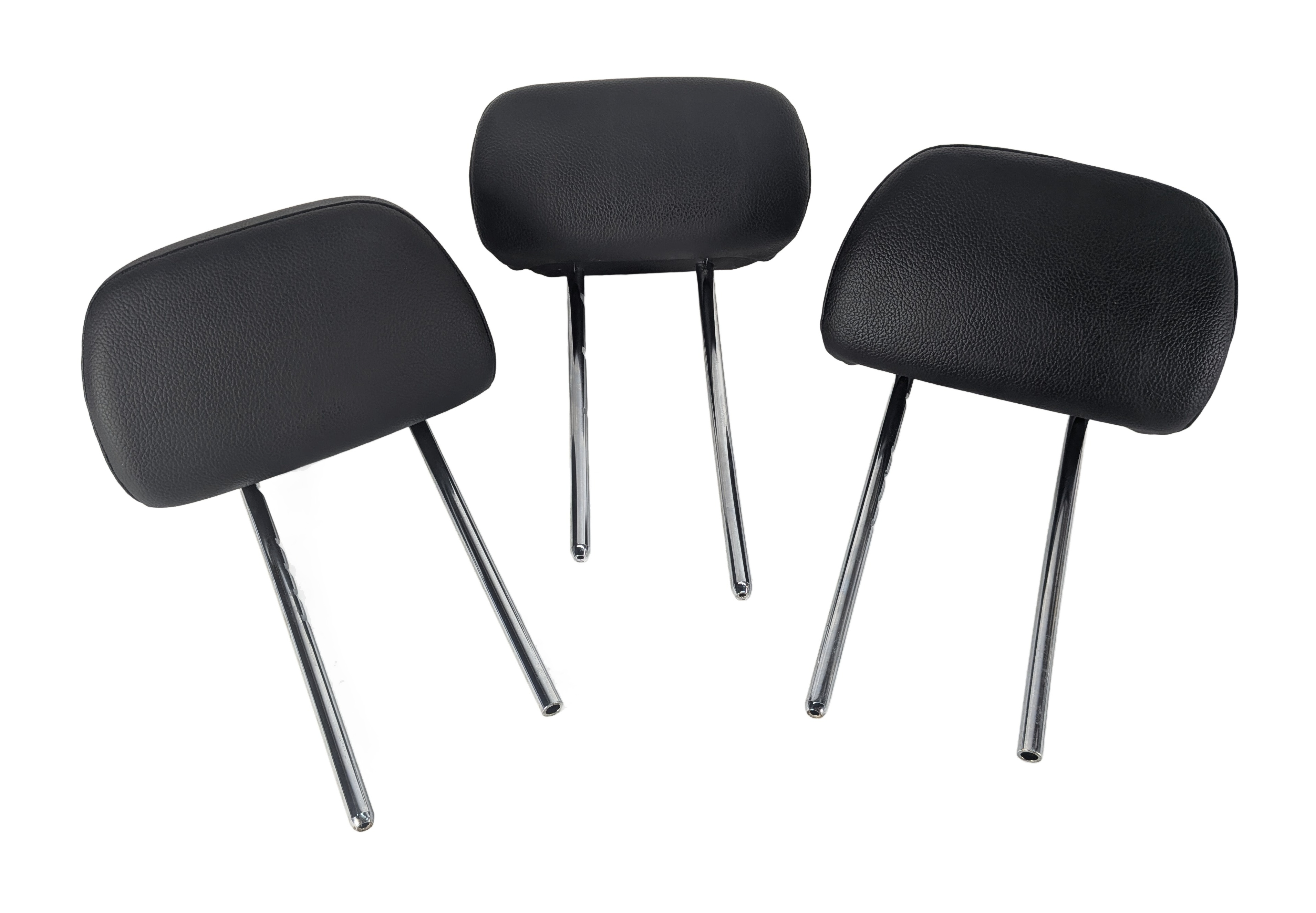 10-15 MERCEDES GLK CLASS (X204) REAR LEFT RIGHT & CENTER HEADREST SET 3 (Black) — exact item pictured