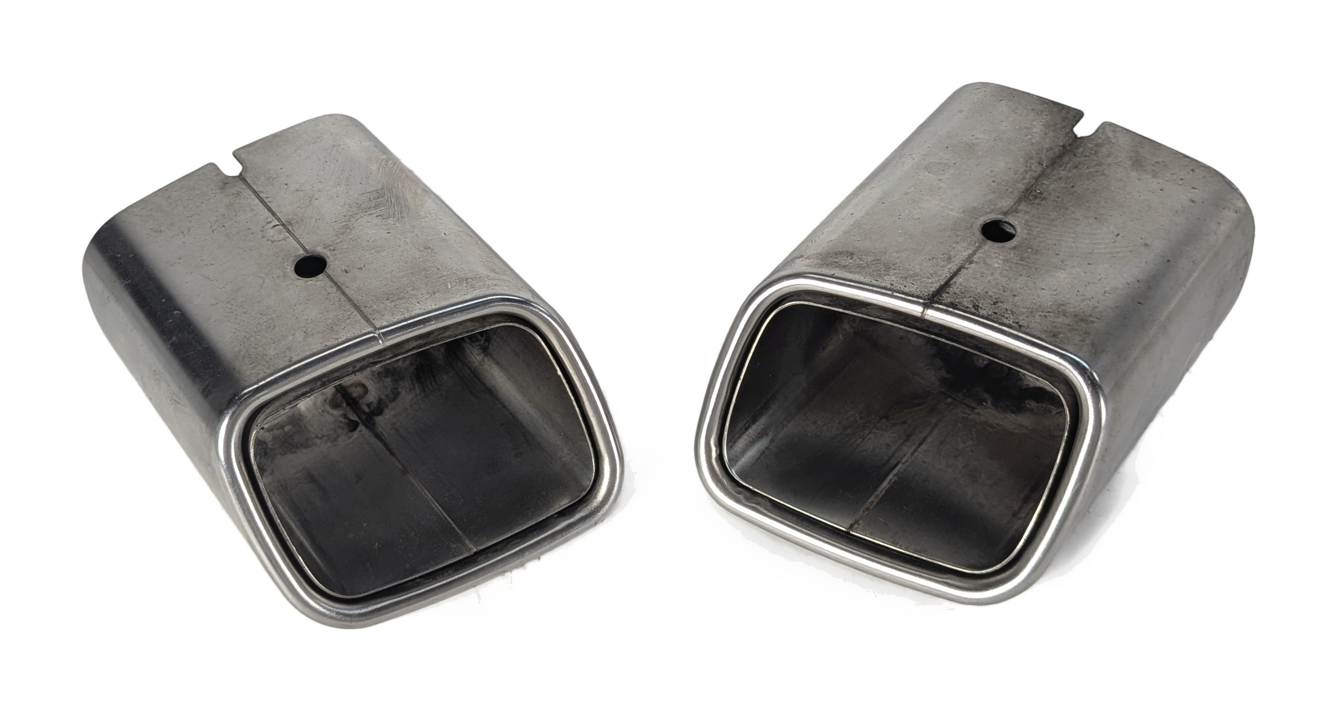 2010-2012 MERCEDES GLK250 GLK350 (X204) LEFT & RIGHT EXHAUST TIP SET-2 — exact item pictured