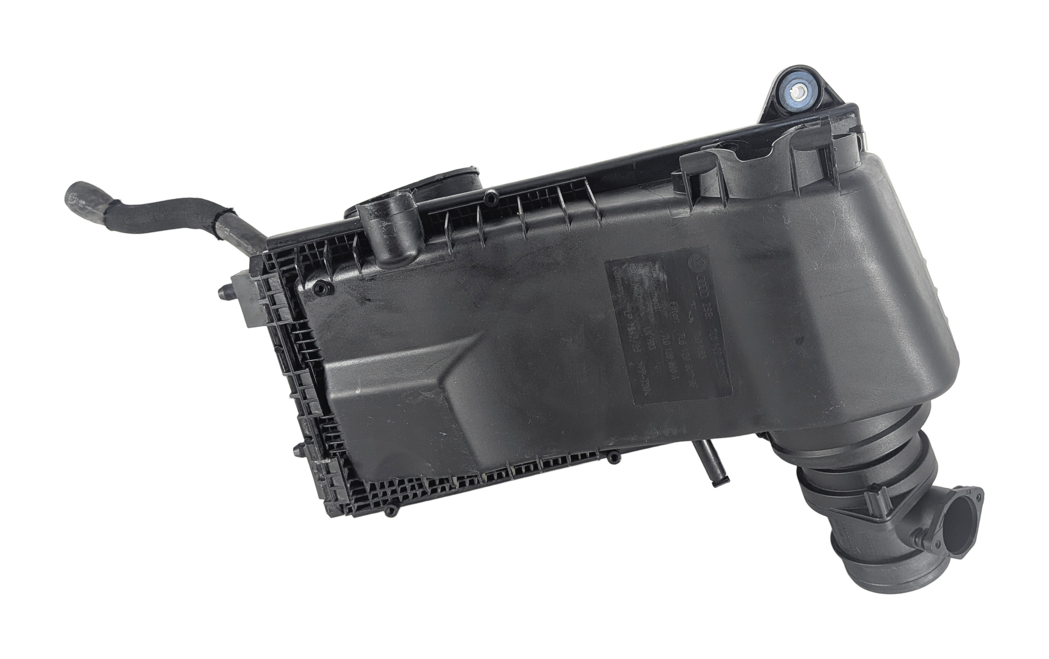 2007-2009 AUDI Q7 VW TOUAREG 4.2L RIGHT AIR CLEANER FILTER BOX w/MASS AIR FLOW — exact item pictured