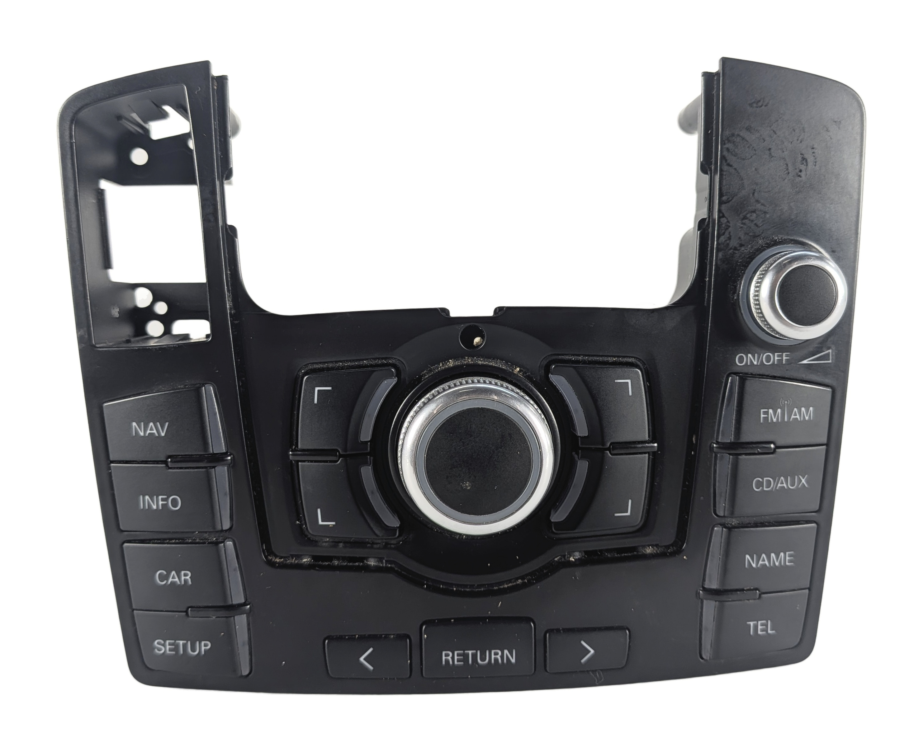 2007-2011 AUDI Q7 (4L) RADIO STEREO MEDIA GPS NAVIGATION MMI CONTROL SWITCH KNOB — exact item pictured
