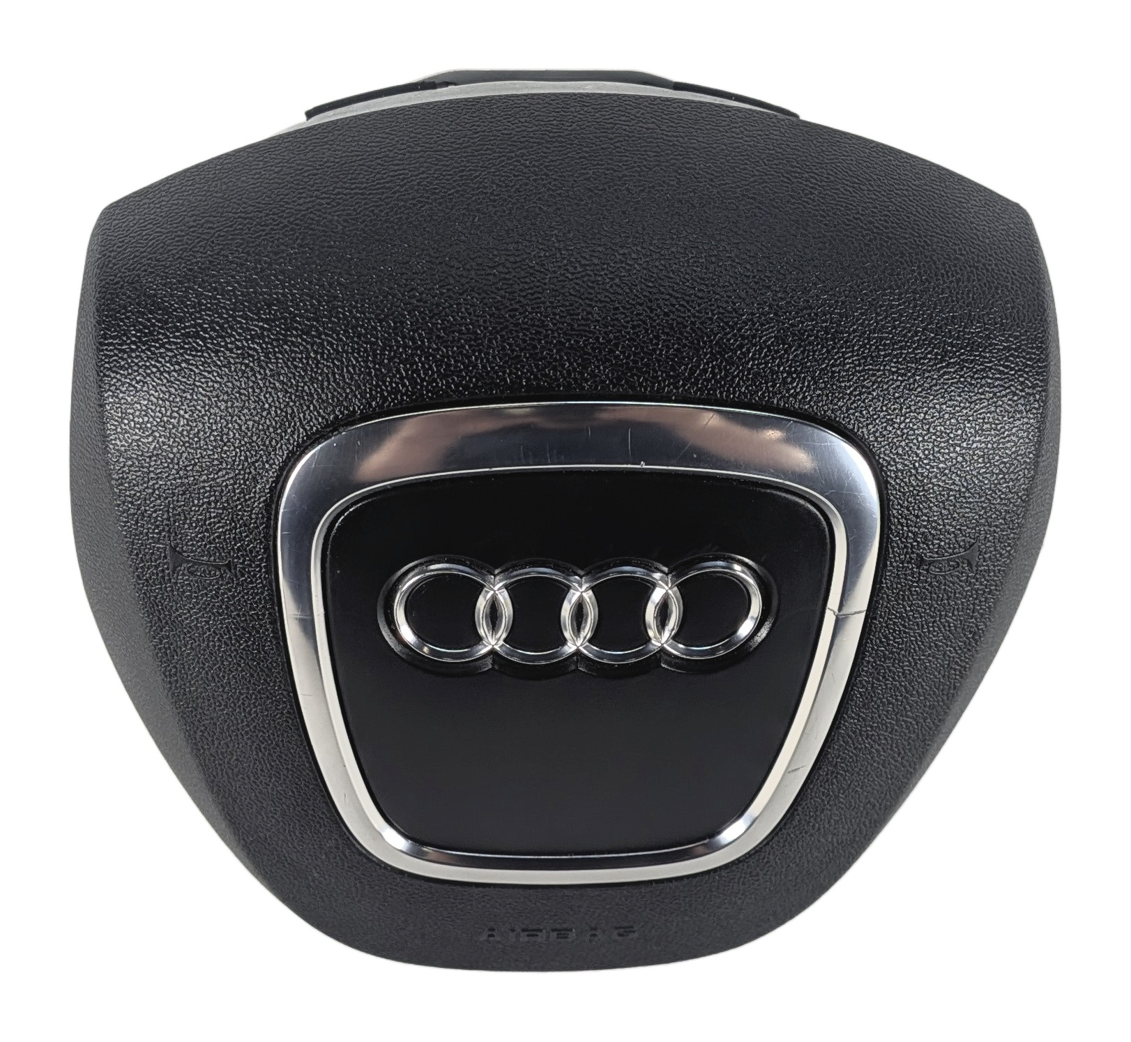 2007-2010 AUDI Q7 (4L) LEFT FRONT DRIVER STEERING WHEEL AIRBAG AIR BAG (BLACK) — exact item pictured