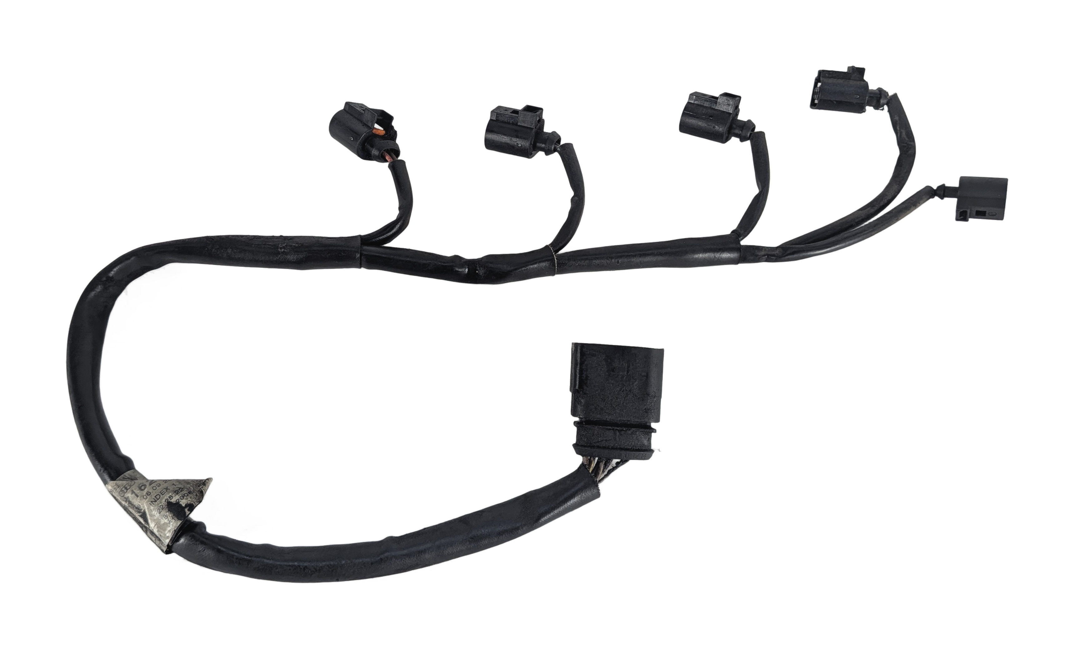 2007 AUDI Q7 (4L) 4.2L (BAR) ENGINE LEFT FUEL INJECTOR WIRE HARNESS — exact item pictured