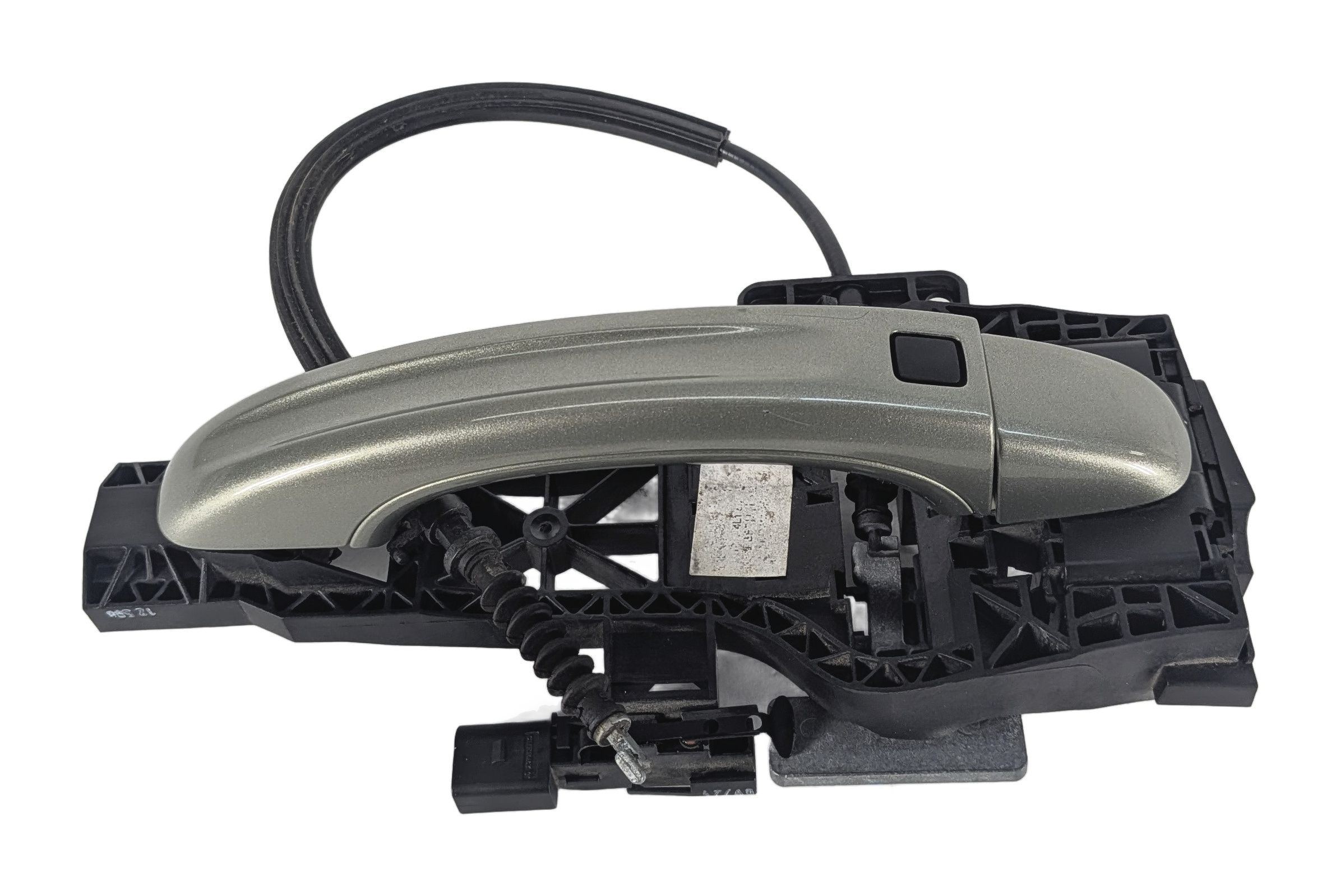 07-15 AUDI Q7 (4L) RIGHT FRONT PASSENGER KEYLESS EXTERIOR DOOR HANDLE (Green) — exact item pictured