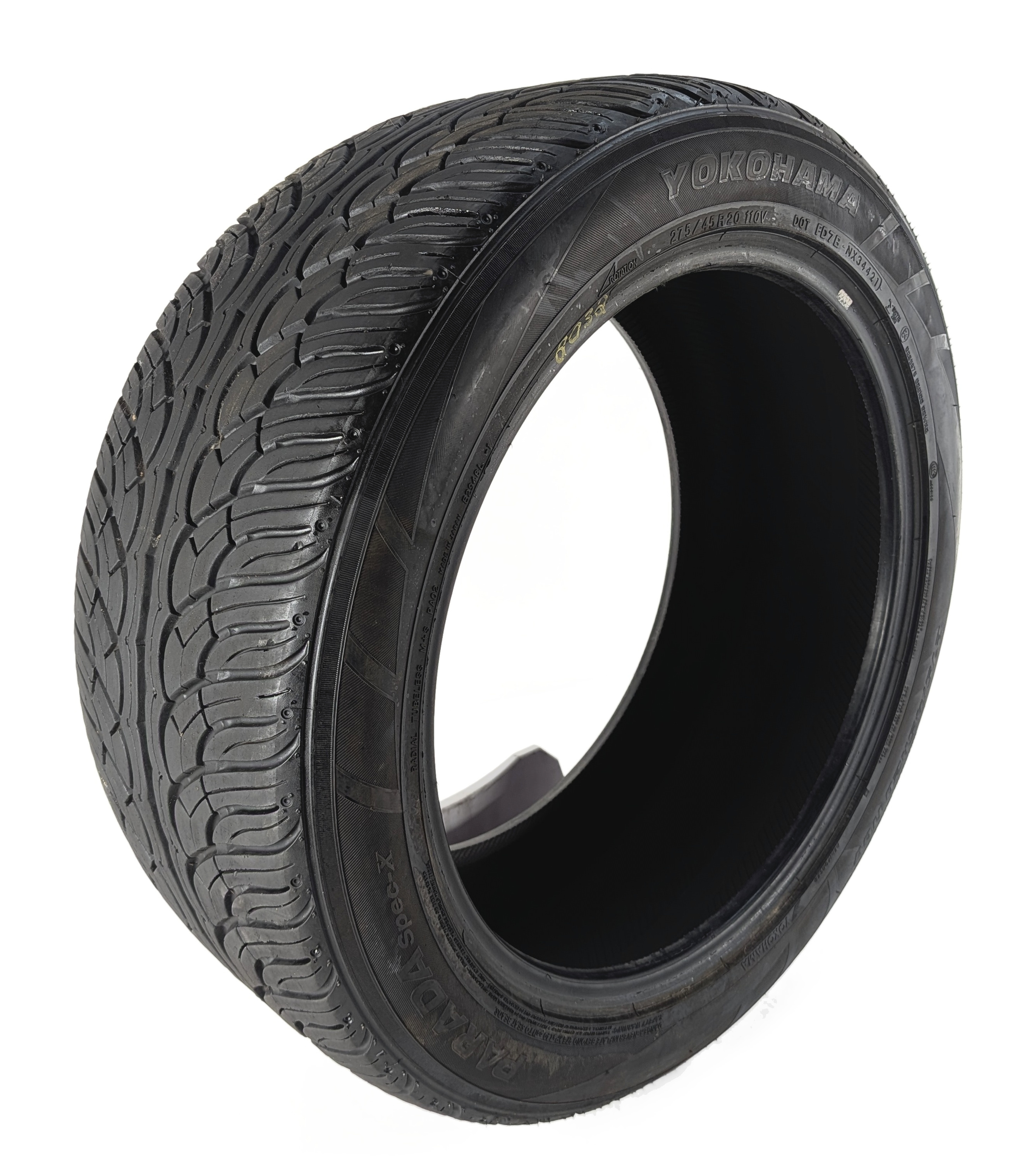 YOKOHAMA PARADA SPEC-X 275/45R20 110V SUV TRUCK TIRE 275 45 20 — exact item pictured