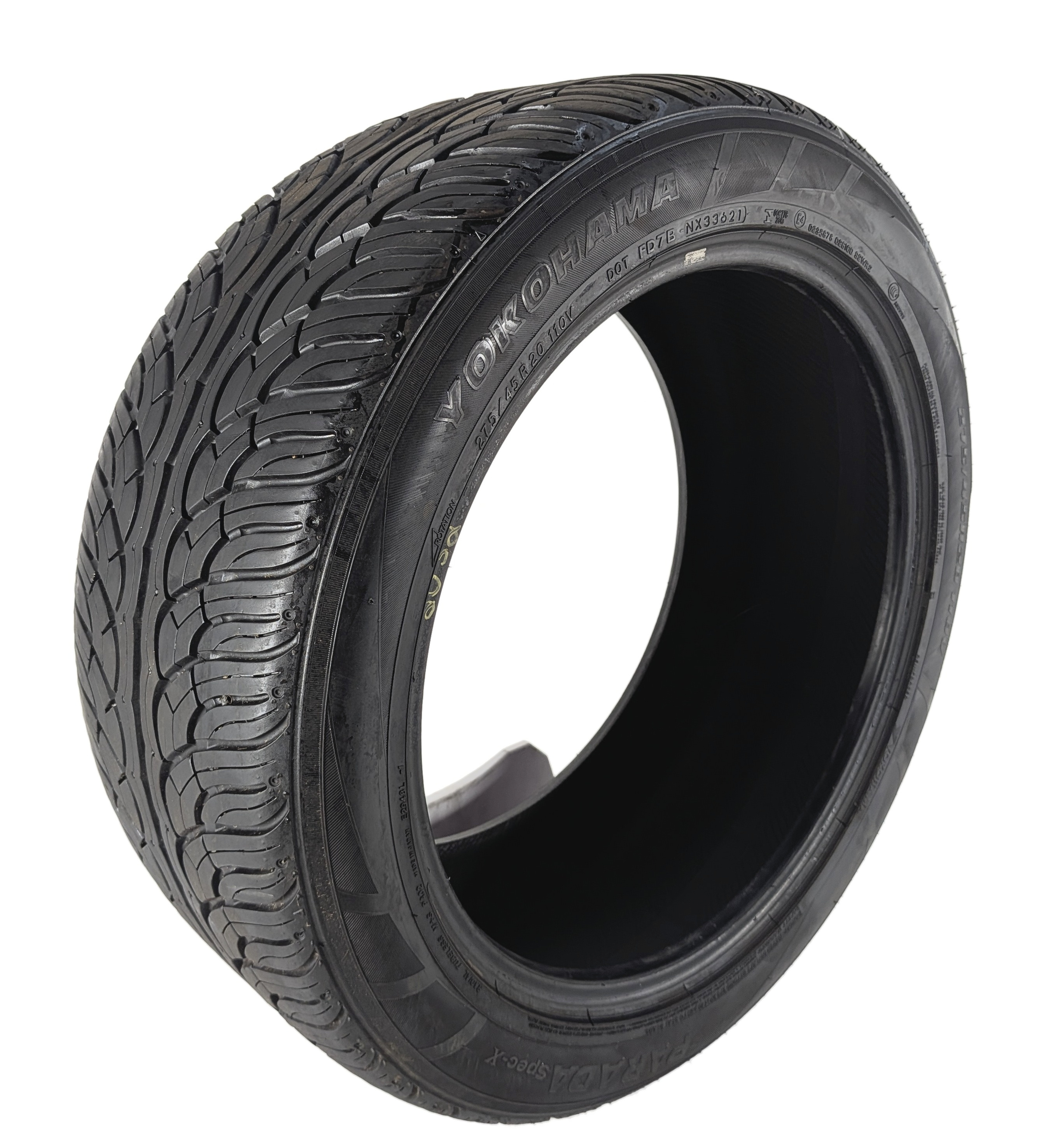 YOKOHAMA PARADA SPEC-X 275/45R20 110V SUV TRUCK TIRE 275 45 20 — exact item pictured