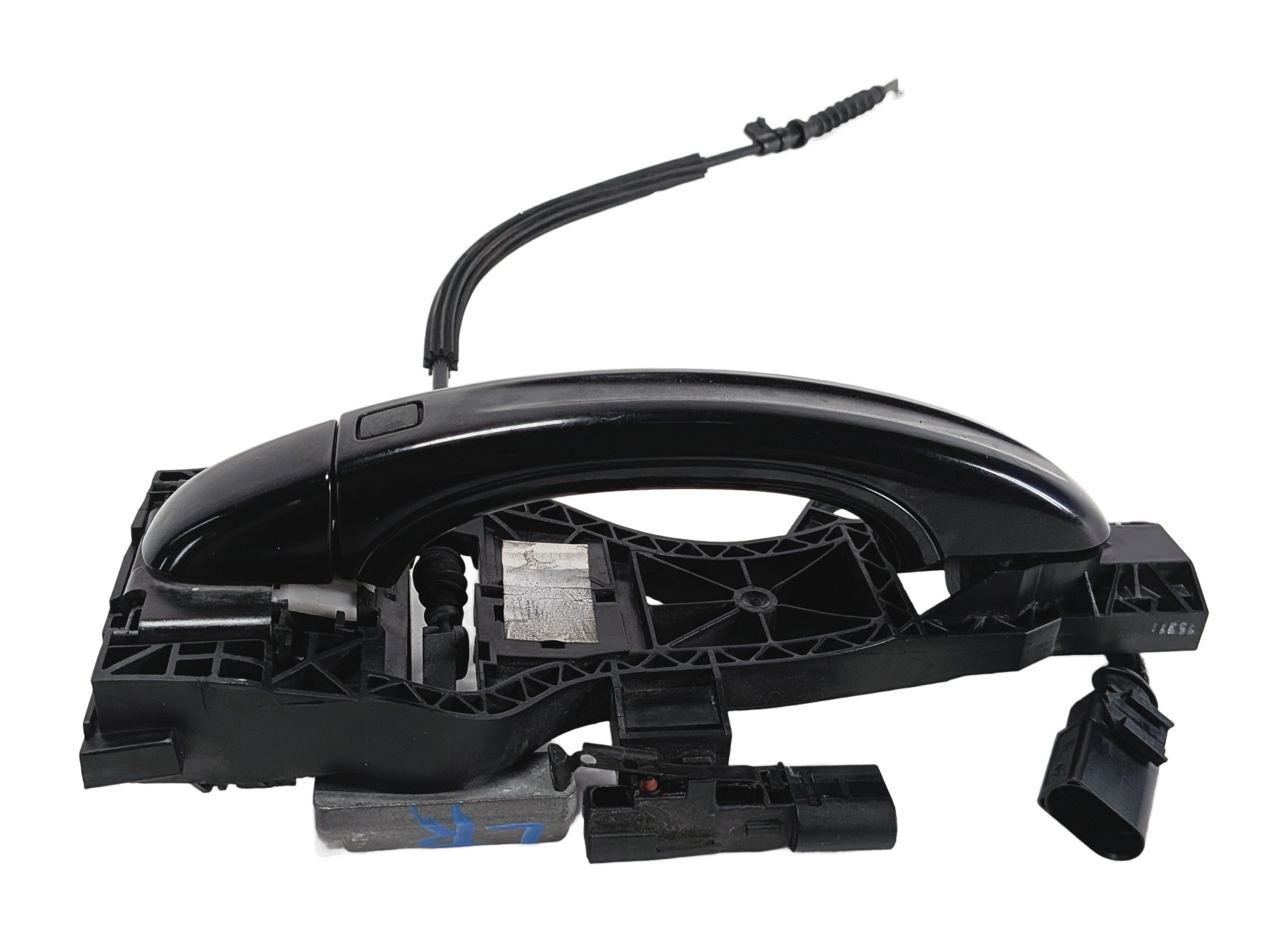 2007-2015 AUDI Q7 (4L) REAR LEFT KEYLESS EXTERIOR DOOR HANDLE (Black) — exact item pictured
