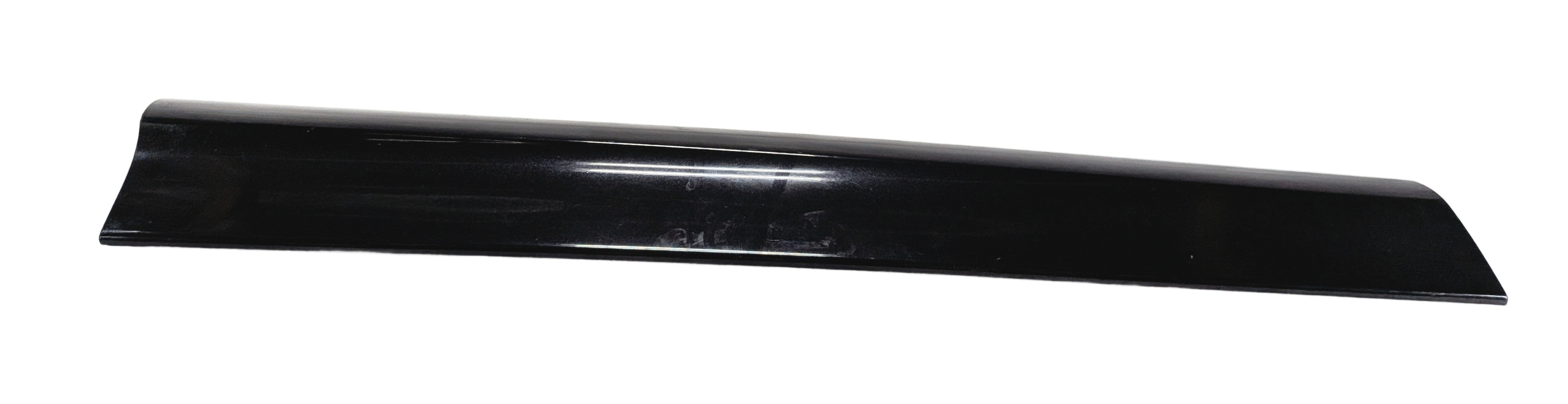 08-15 AUDI Q7 (4L) FRONT LEFT DRIVER LOWER DOOR TRIM MOULDING w/ S LINE (Black) — exact item pictured