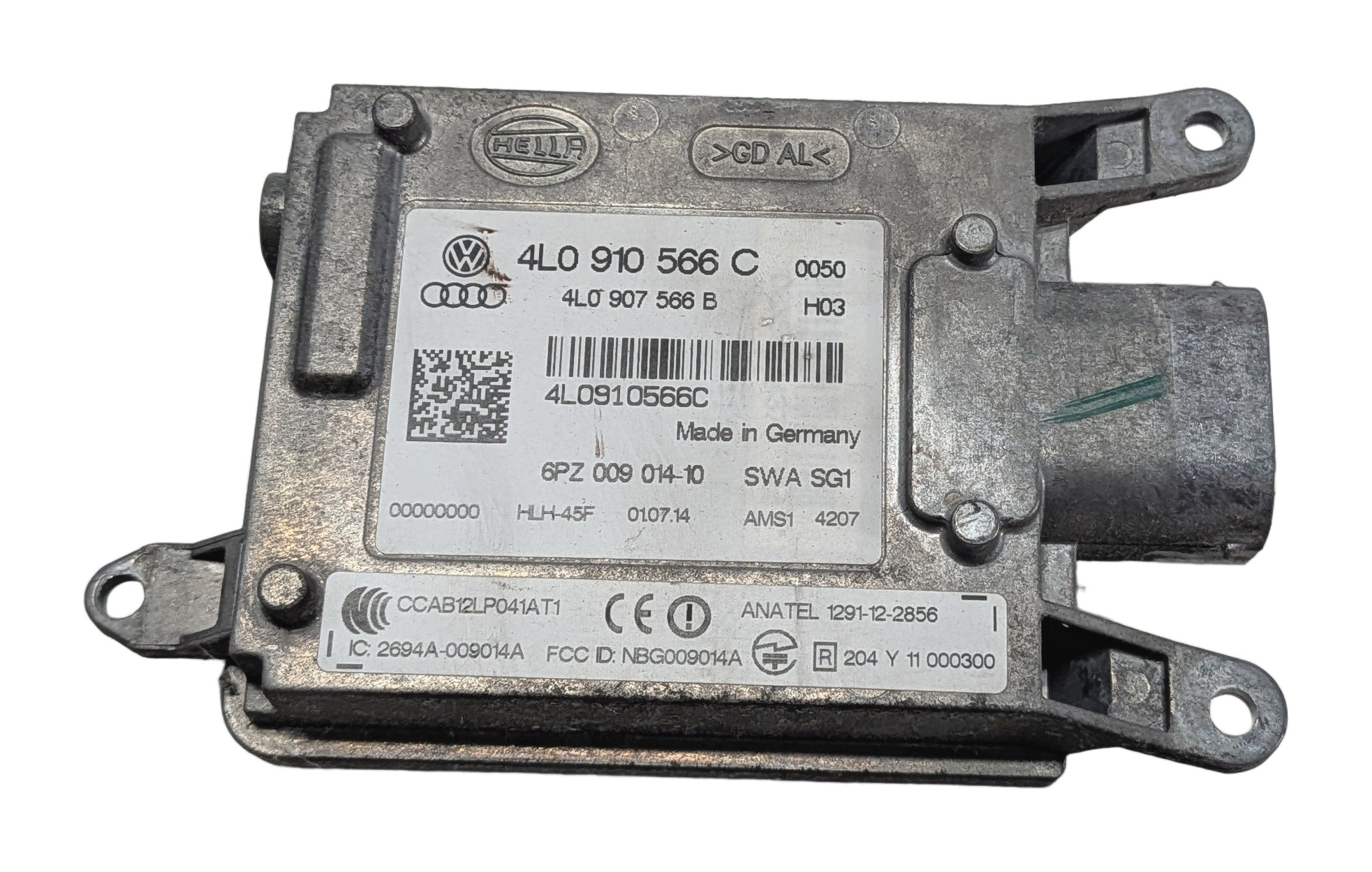 2013-2020 AUDI Q7 (4L 4M) REAR RIGHT LANE DEPARTURE BLIND SPOT MODULE (MASTER) — exact item pictured