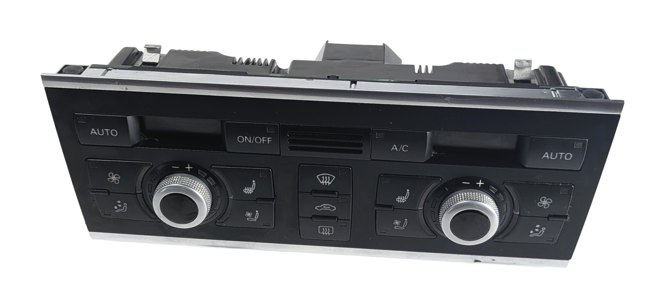 2013-2015 AUDI Q7 (4L) FRONT HEATER A/C TEMPERATURE CLIMATE CONTROL PANEL — exact item pictured