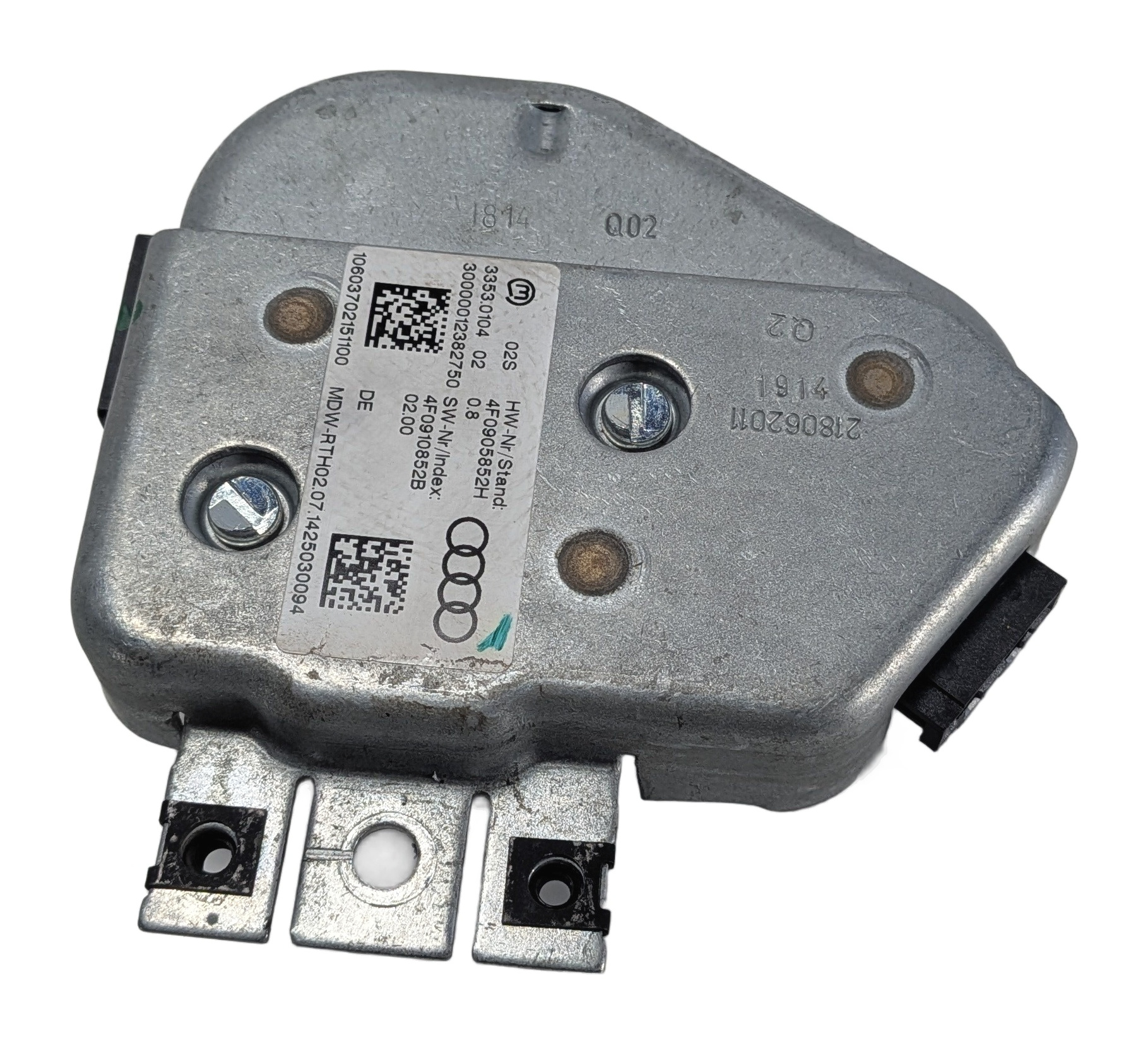 2015 AUDI Q7 (4L) STEERING COLUMN LOCK CONTROL MODULE COMPUTER — exact item pictured