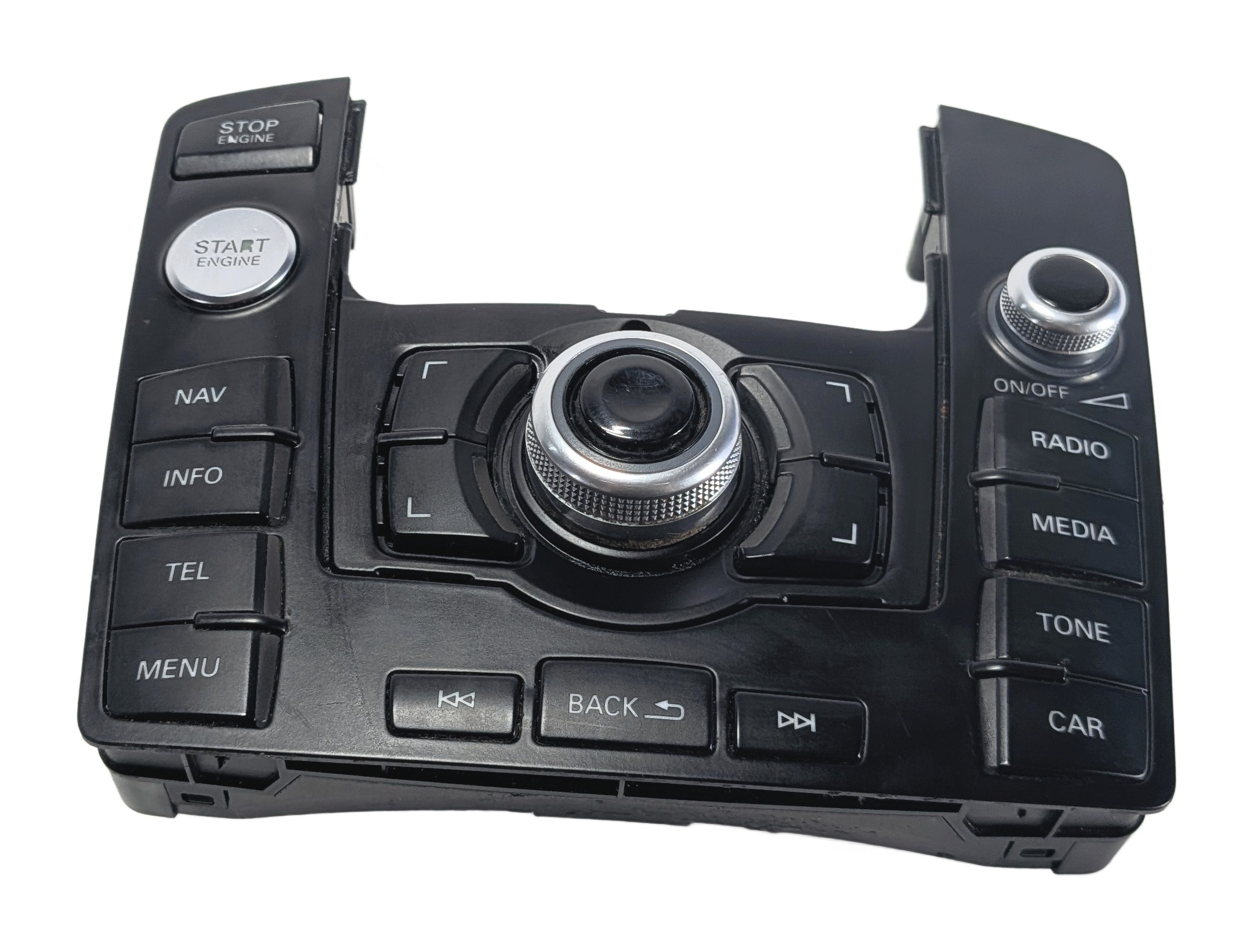 2012-2015 AUDI Q7 (4L) FRONT CENTER CONSOLE MMI MEDIA NAVIGATION CONTROL SWITCH — exact item pictured