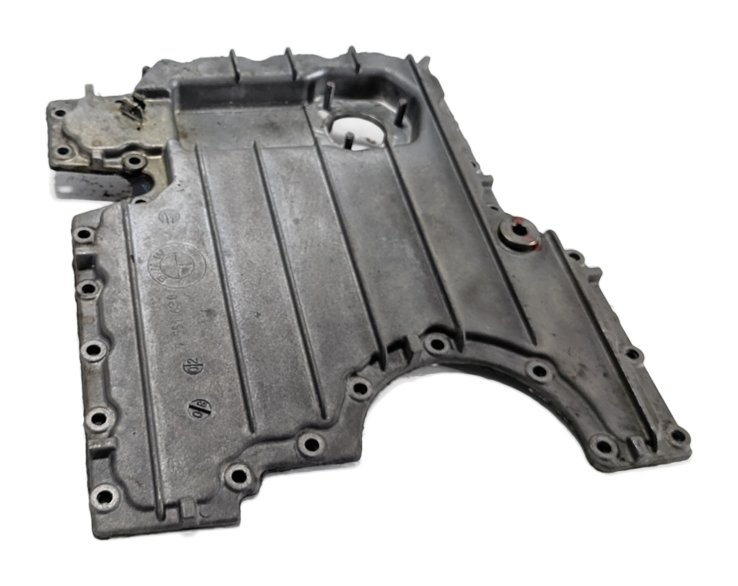 2007-2010 BMW X5 (E70) 4.8L N62 V8 ENGINE LOWER MOTOR OIL FLUID PAN SUMP LID — exact item pictured
