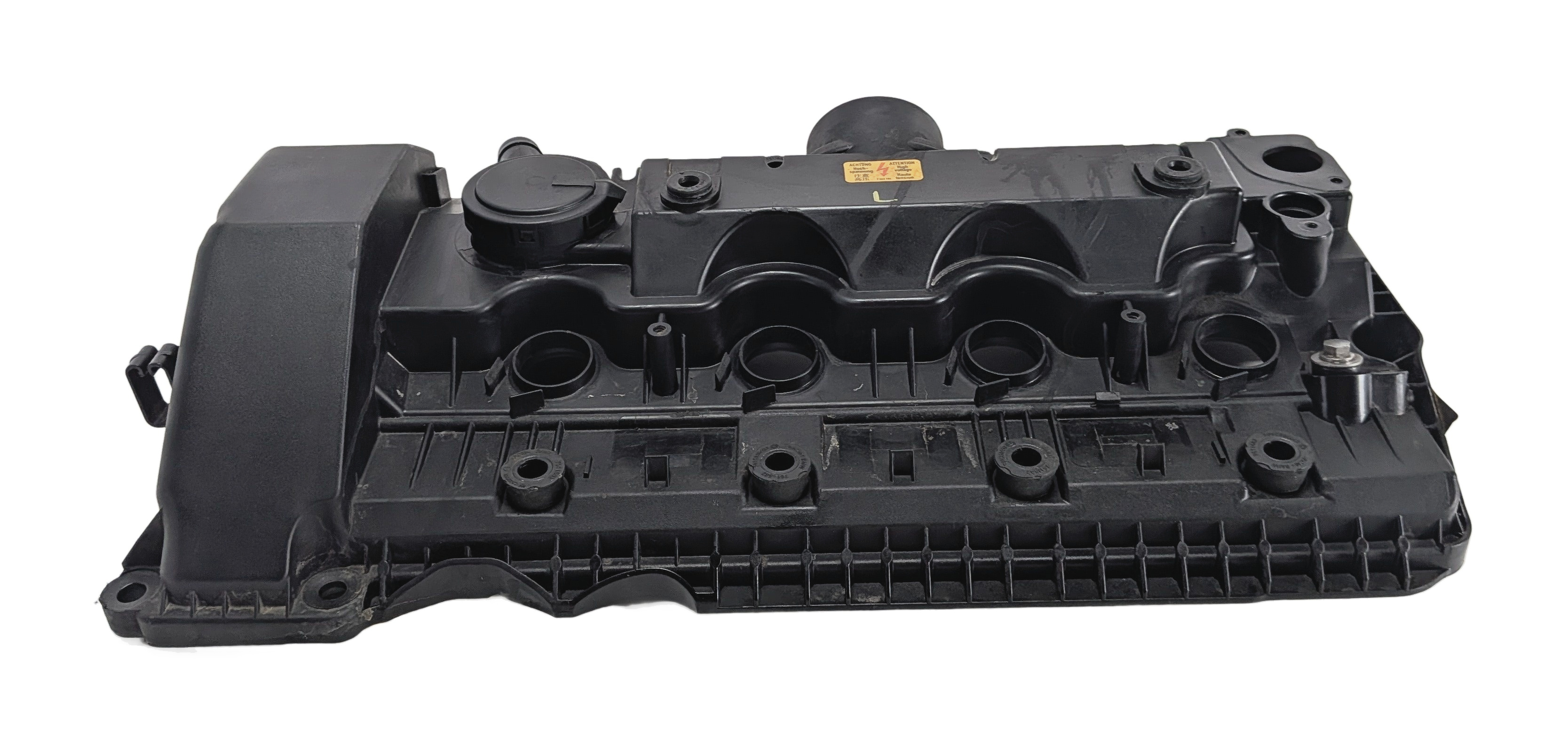 02-10 BMW 545i 550i 645i 745i 750i X5 (E53 E60 E63 E65 E66) V8 LEFT VALVE COVER — exact item pictured