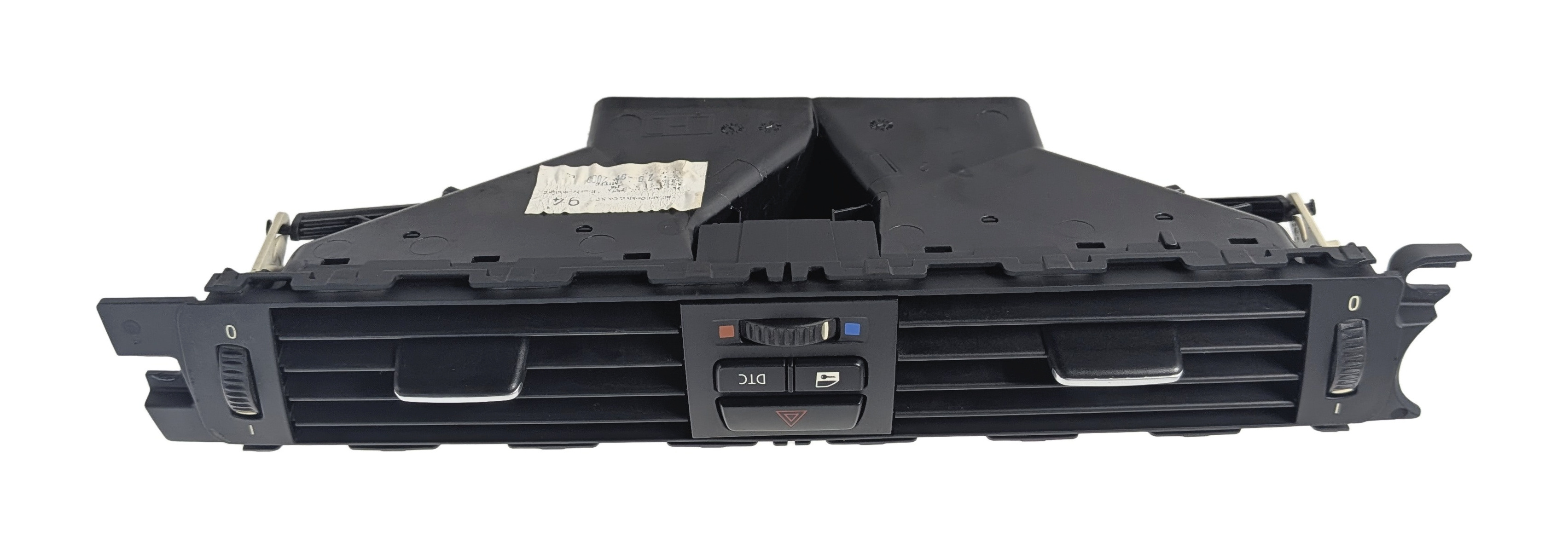 08 BMW 335I (E90) FRONT CENTER DASH HEAT AIR AC VENT w/HAZARD SWITCH (Black) — exact item pictured