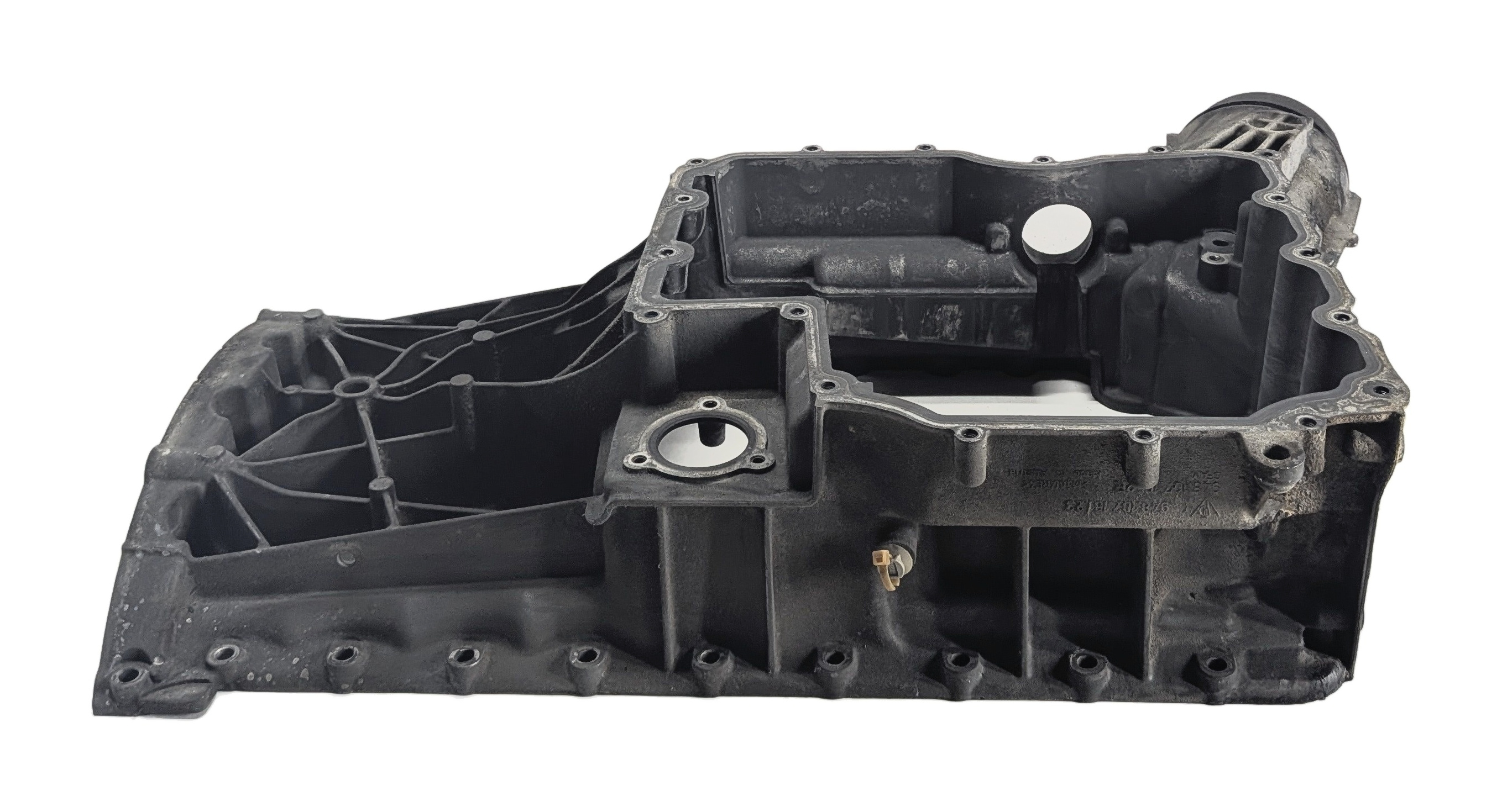 2010-2016 PORSCHE PANAMERA (970 G1) 4.8L M48.20 AUTO RWD UPPER ENGINE OIL PAN — exact item pictured