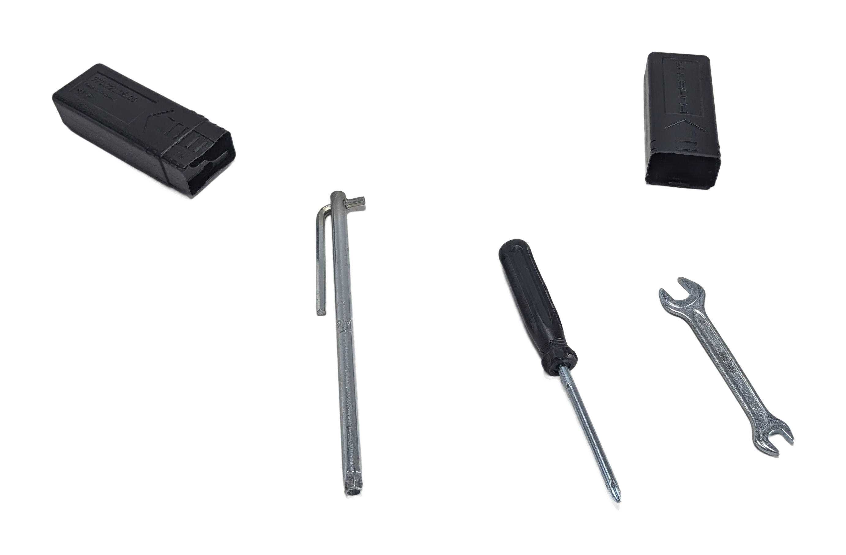 2011 PORSCHE PANAMERA (970) TRUNK SCREW DRIVER WRENCH TOOL KIT SET w/ CASE — exact item pictured