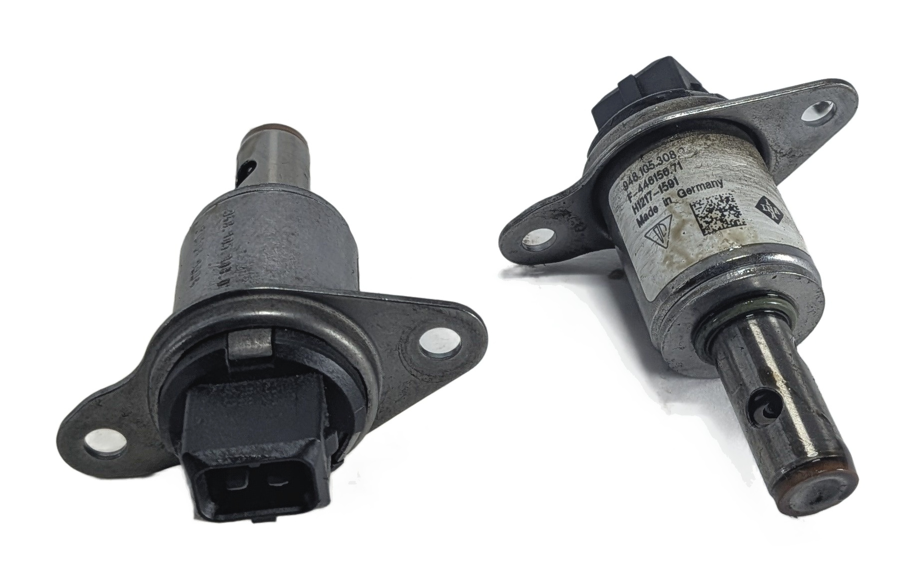 2011 PORSCHE PANAMERA (970) 4.8L ENGINE VALVE LIFT TIMING SOLENOID SET/2 — exact item pictured