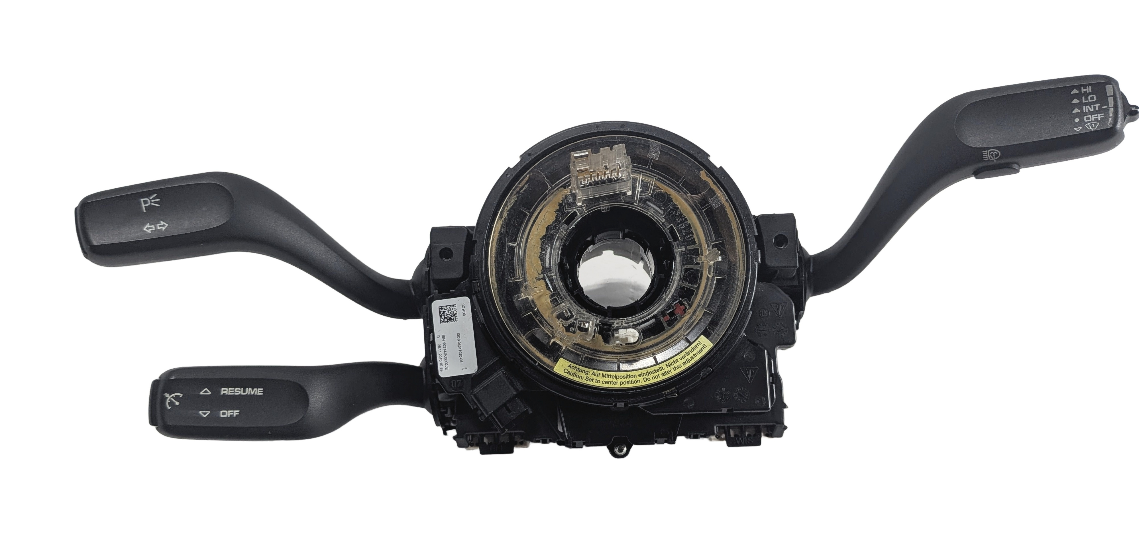2010-2013 PORSCHE PANAMERA (970 G1) BLINKER WIPER CRUISE COMBINATION SWITCH — exact item pictured