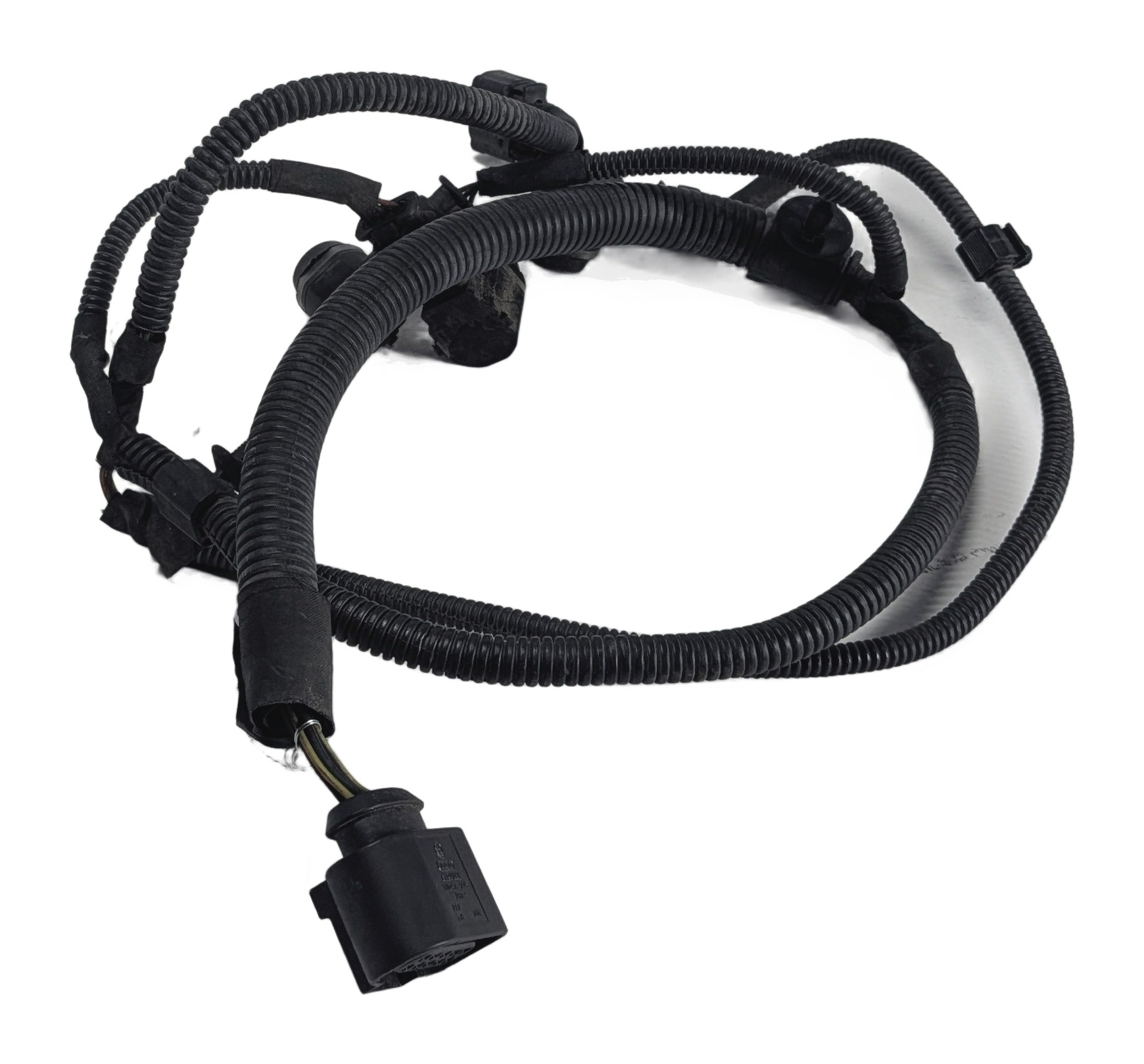 2011 PORSCHE PANAMERA (970) REAR PARK ASSIST PDC SENSOR SET w/ HARNESS (Black) — exact item pictured