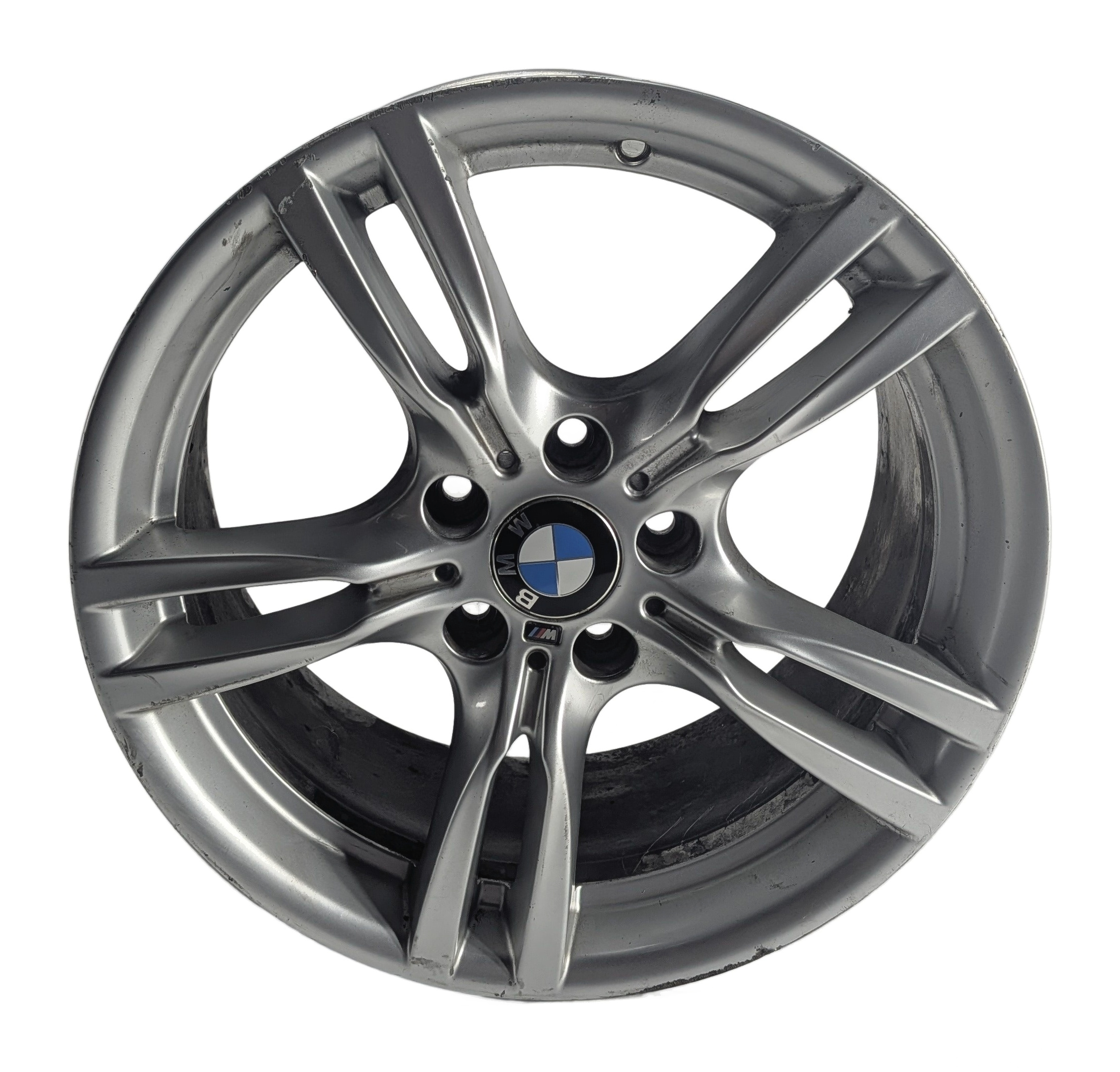 2012-2019 BMW 3 4 SERIES (F30 F32) 18X8.5 ALLOY WHEEL RIM 5 DOUBLE SPOKE M SPORT — exact item pictured