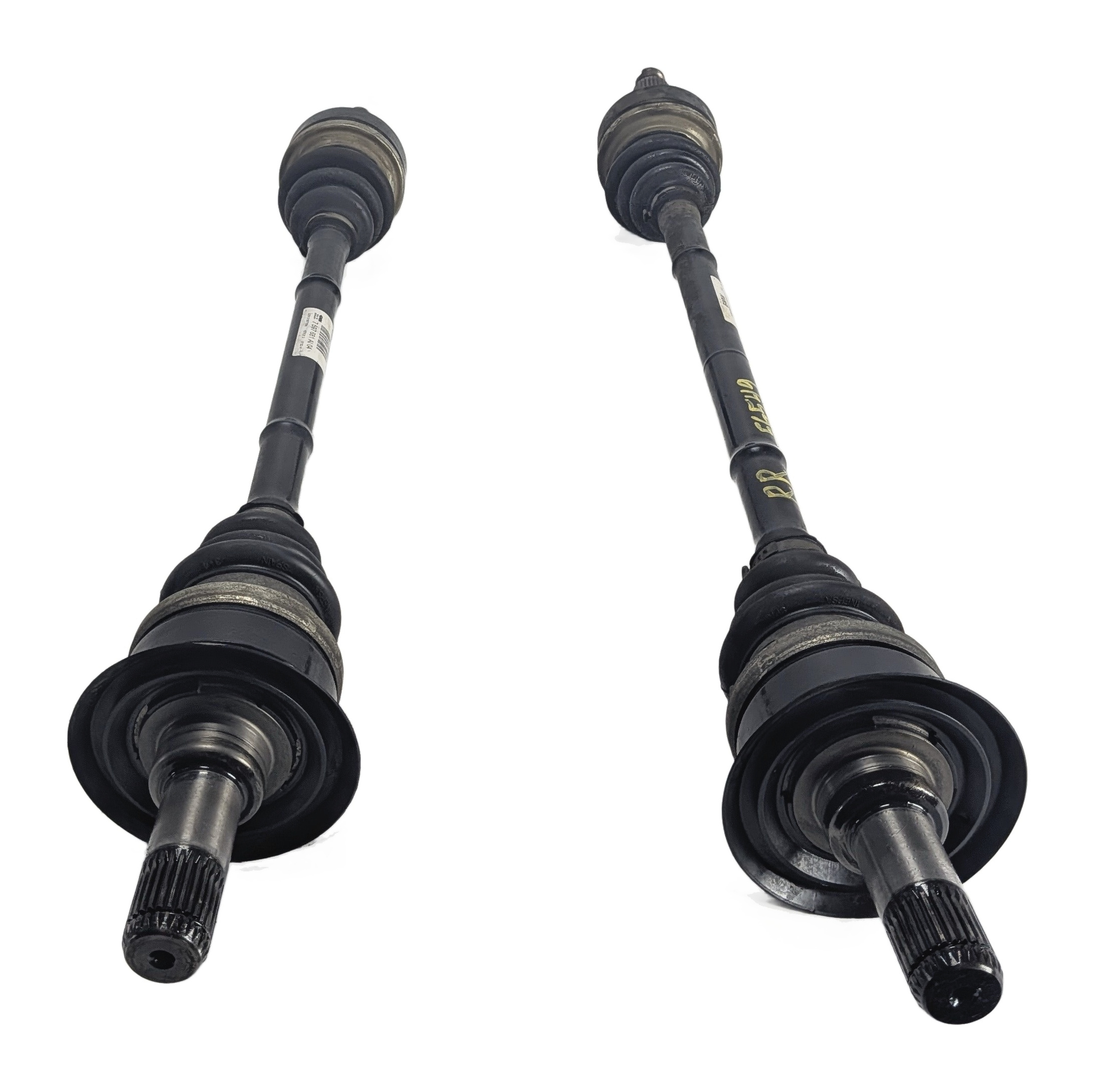 2014-2018 BMW 328i (F30) DIESEL - REAR LEFT & RIGHT CV AXLE SHAFT SET/2 — exact item pictured