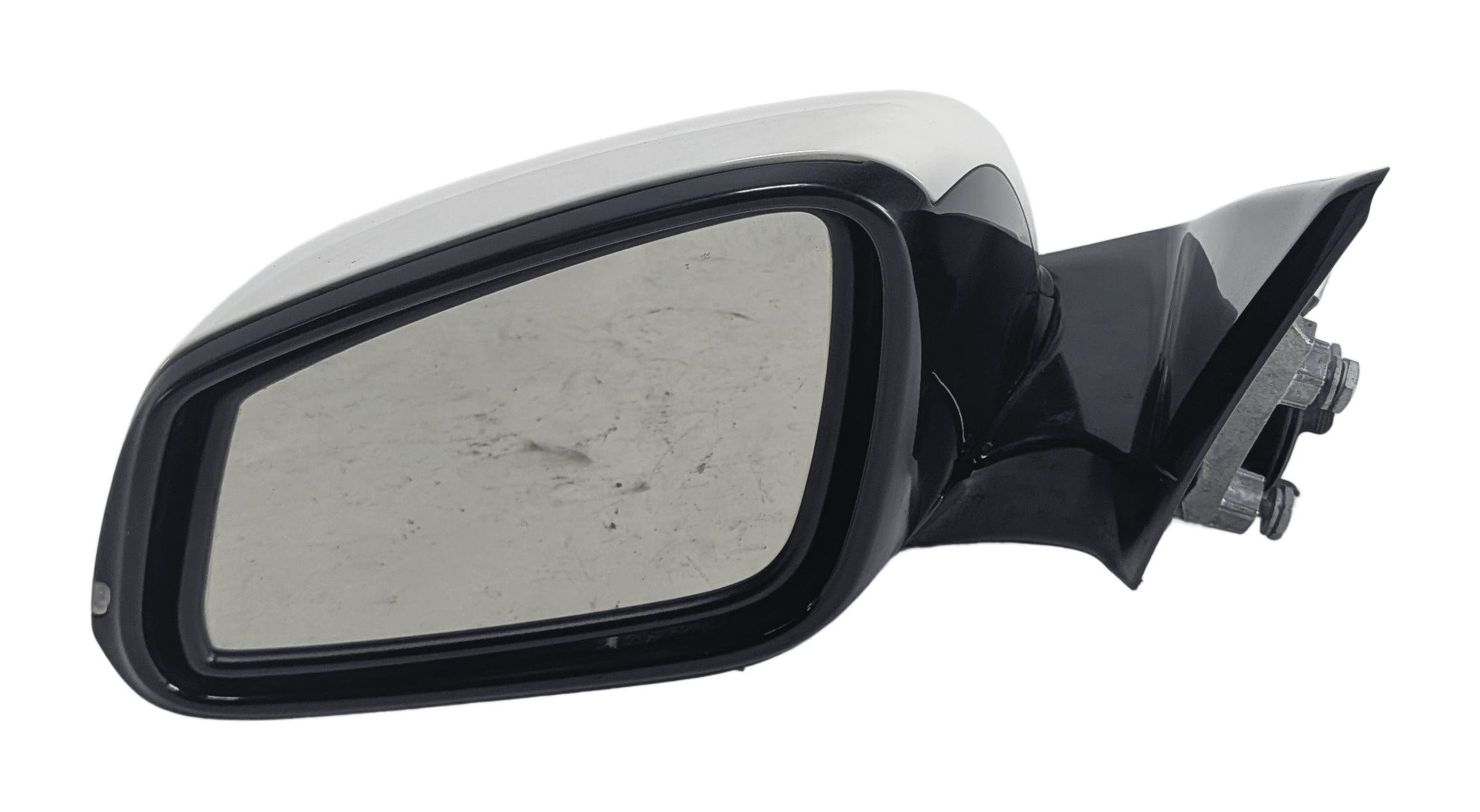 13-18 BMW 320i 328i 330i 335i 340i (F30) LEFT PFOLD HEAT MEM DOOR MIRROR (White) — exact item pictured