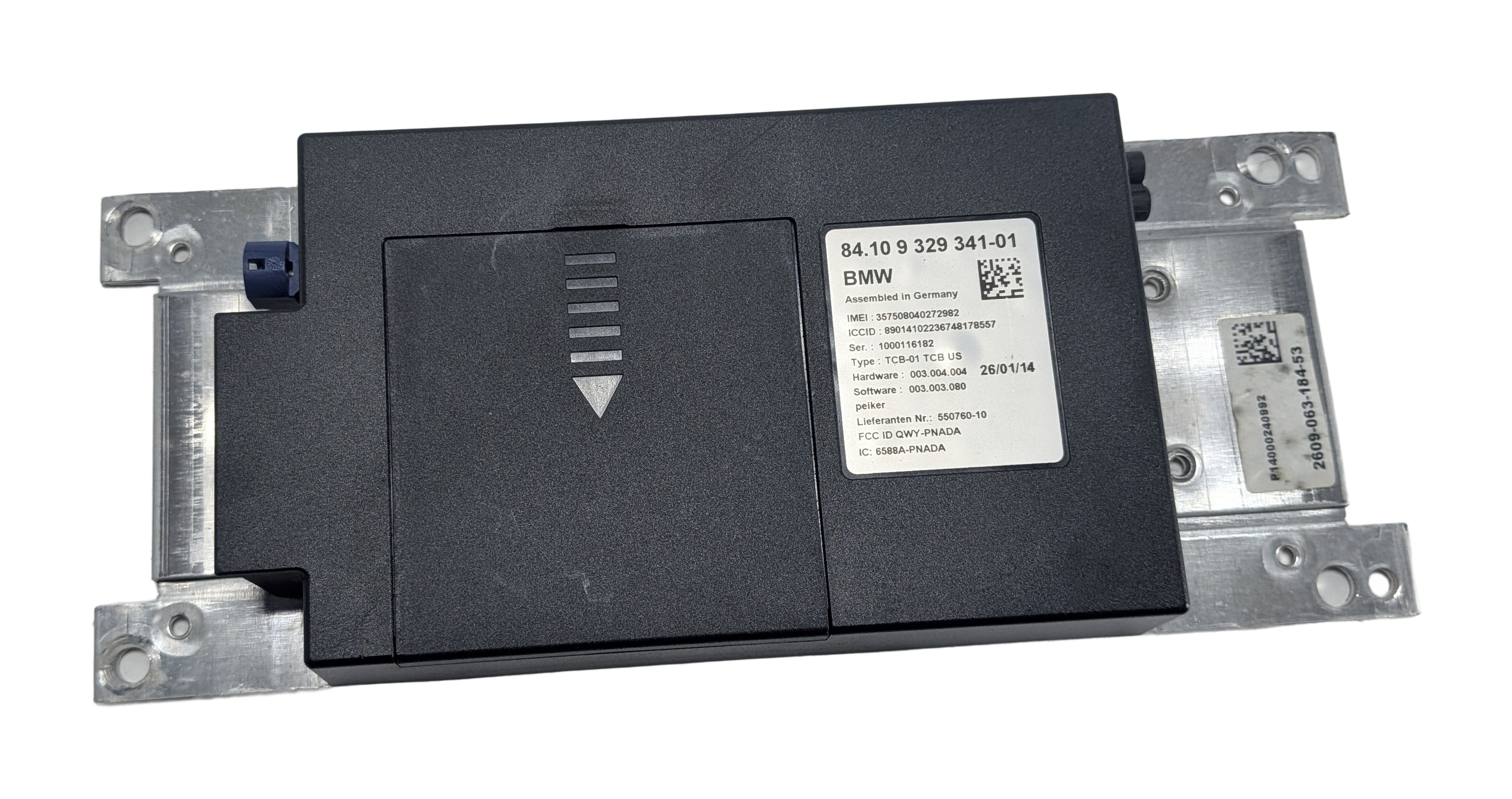 2014 BMW 328D (F30) TELEMATICS COMMUNICATION CONTROL MODULE TCU — exact item pictured