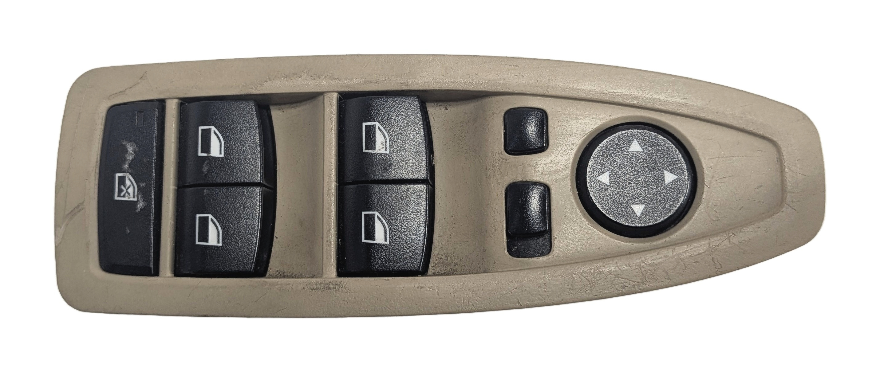 2012-2019 BMW 3 4 M3 X3 X4 SERIES FRONT LEFT DRIVER WINDOW SWITCH P-FOLD (BEIGE) — exact item pictured
